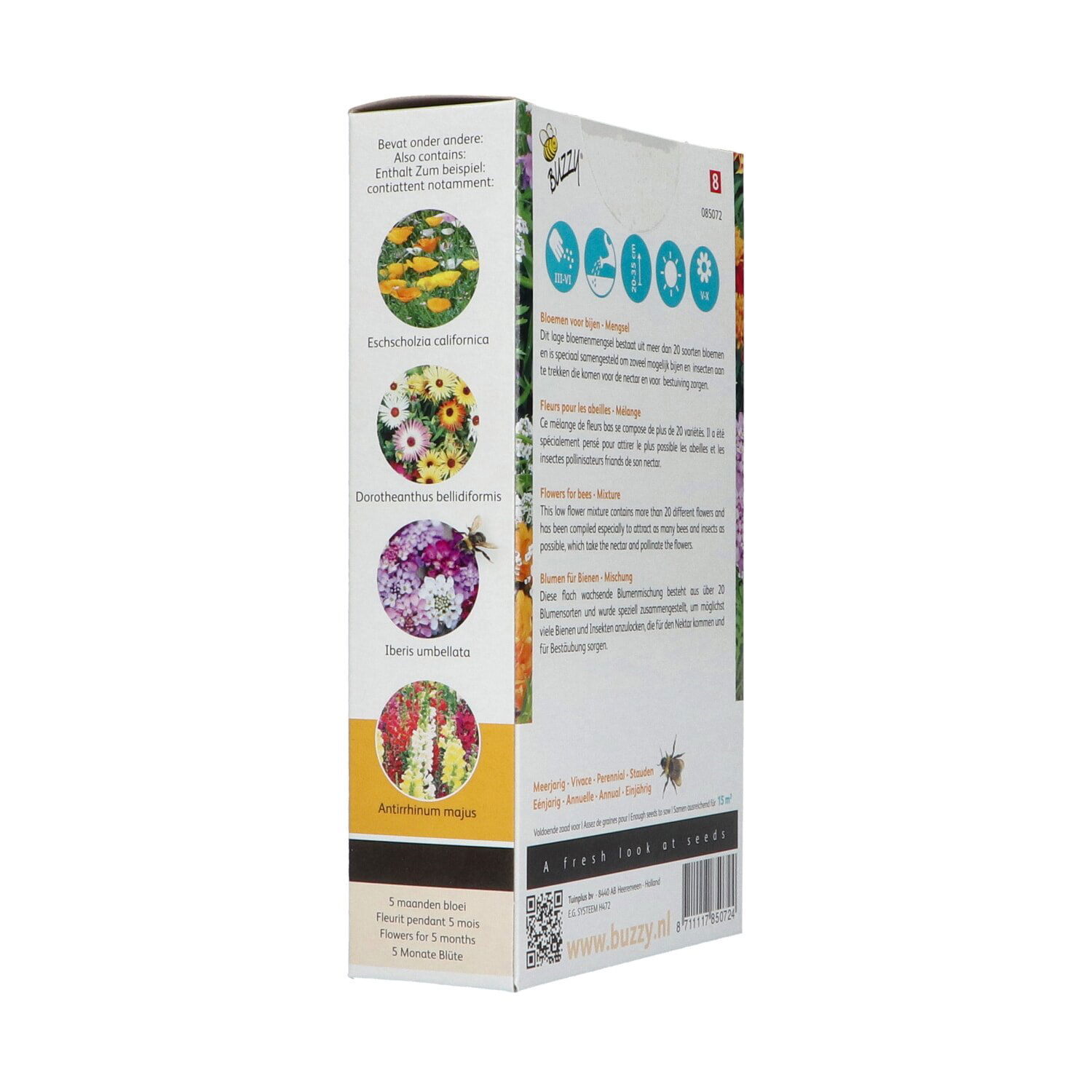 Pakke med Buzzy blomsterfrø blanding til bier
