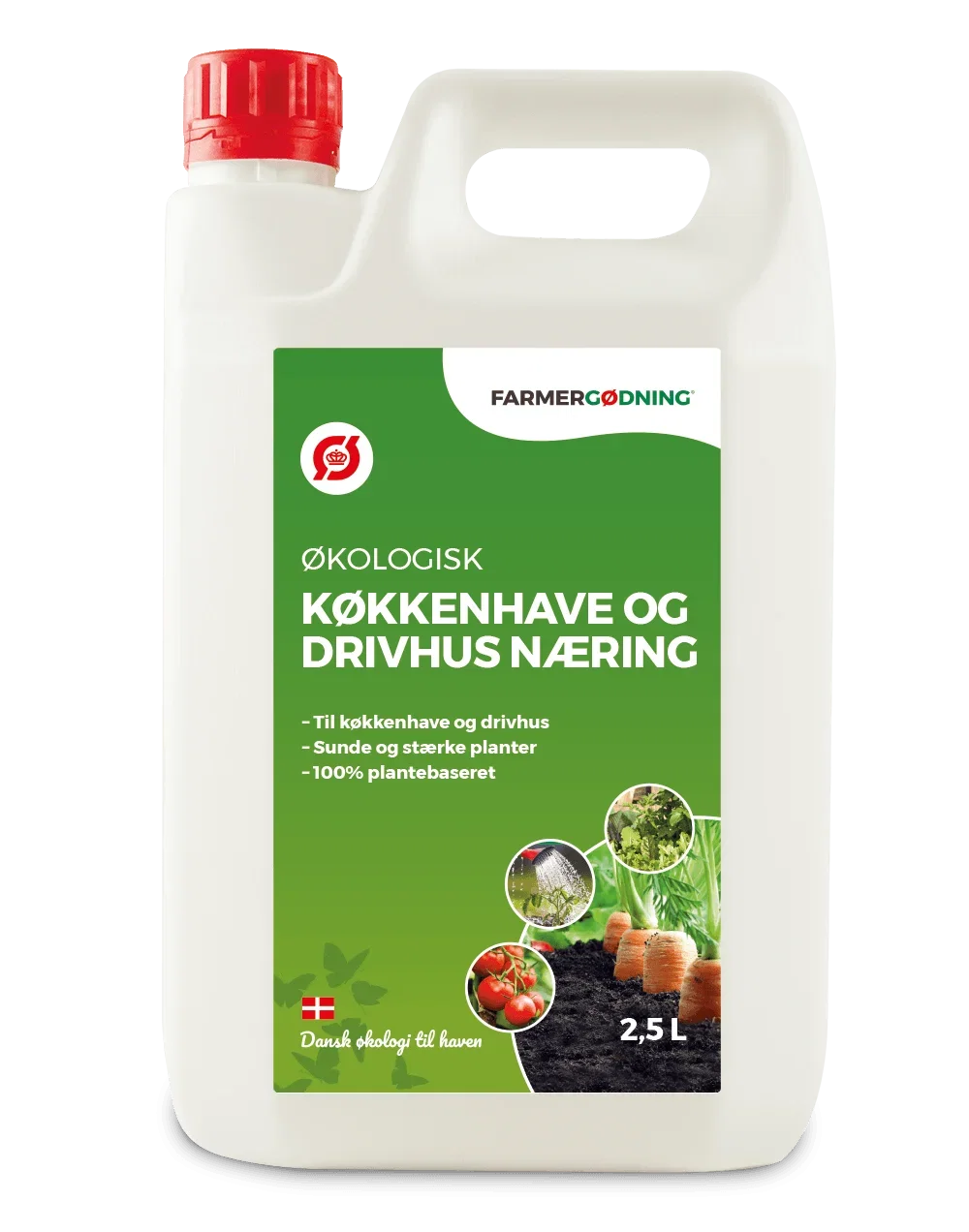 Dunk med økologisk gødning til køkkenhave og drivhus