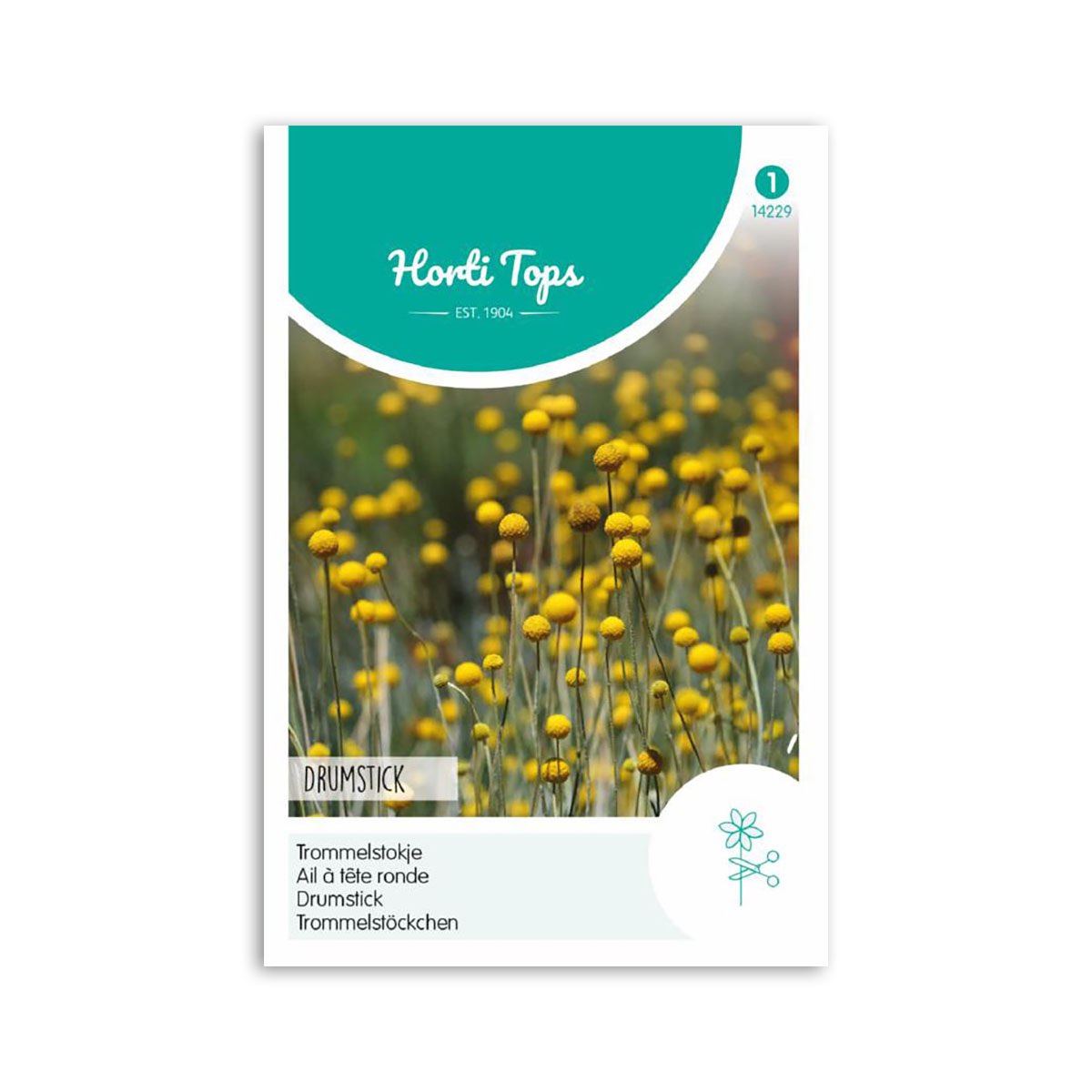 Pose med Horti Tops Drumstick blomsterfrø