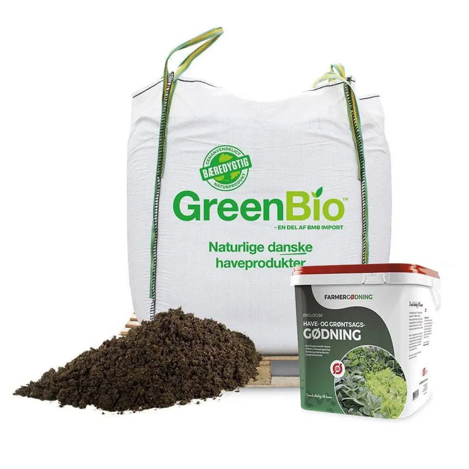 GreenBio Drivhusmuld inkl. 5 liter havegødning