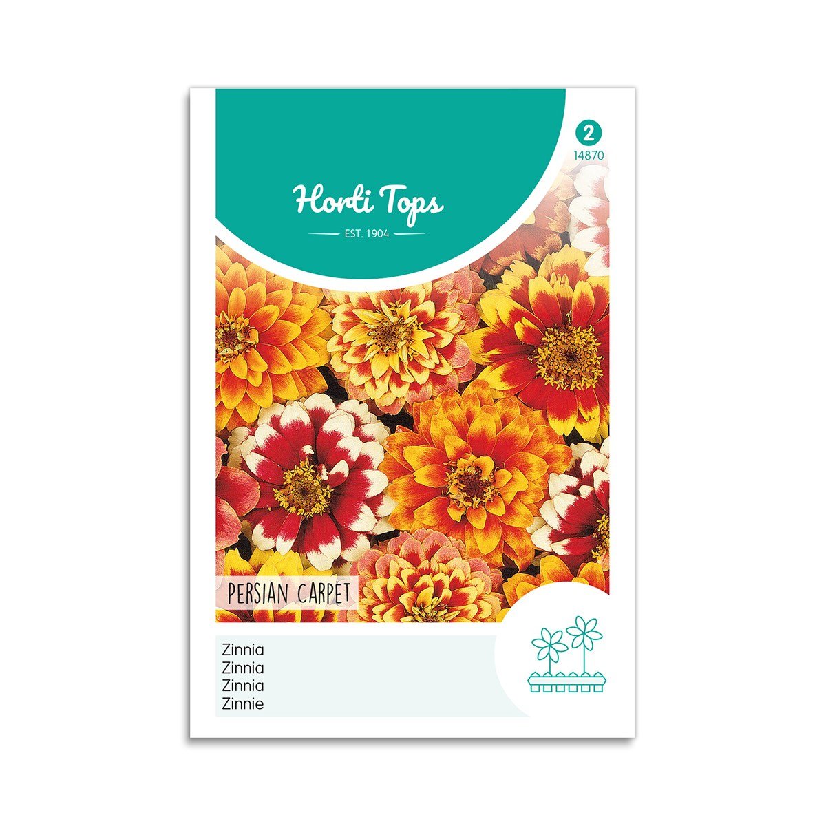 Frøkenhat frø "Persian Carpet" - Horti Tops