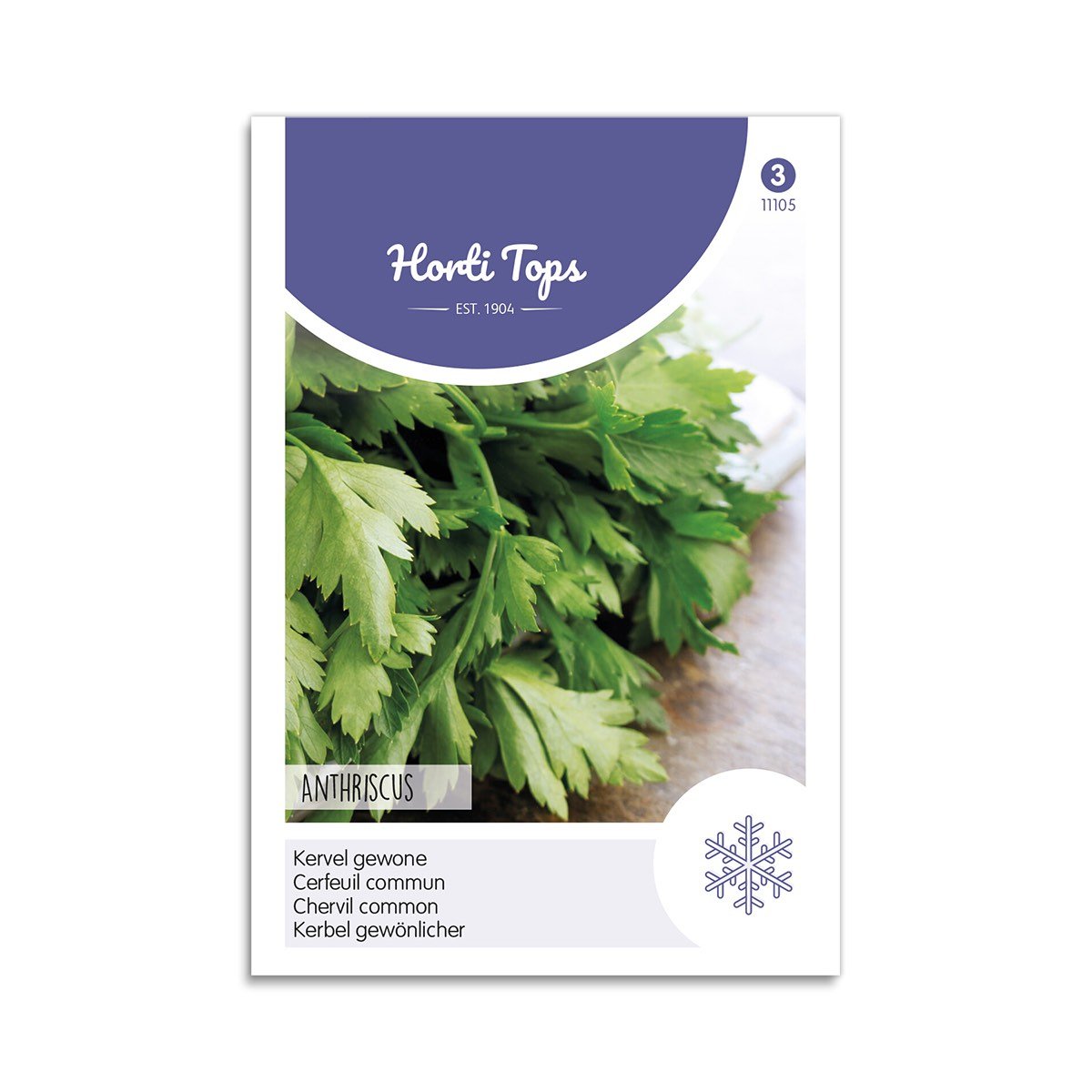 Pakke med Horti Tops kørvelfrø