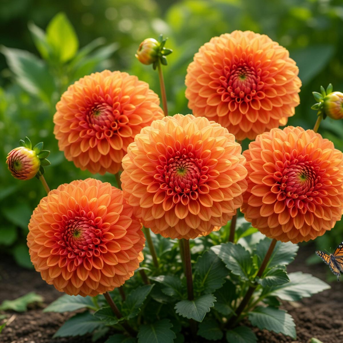 Økologisk Dahlia “Sylvia” – 1 knold