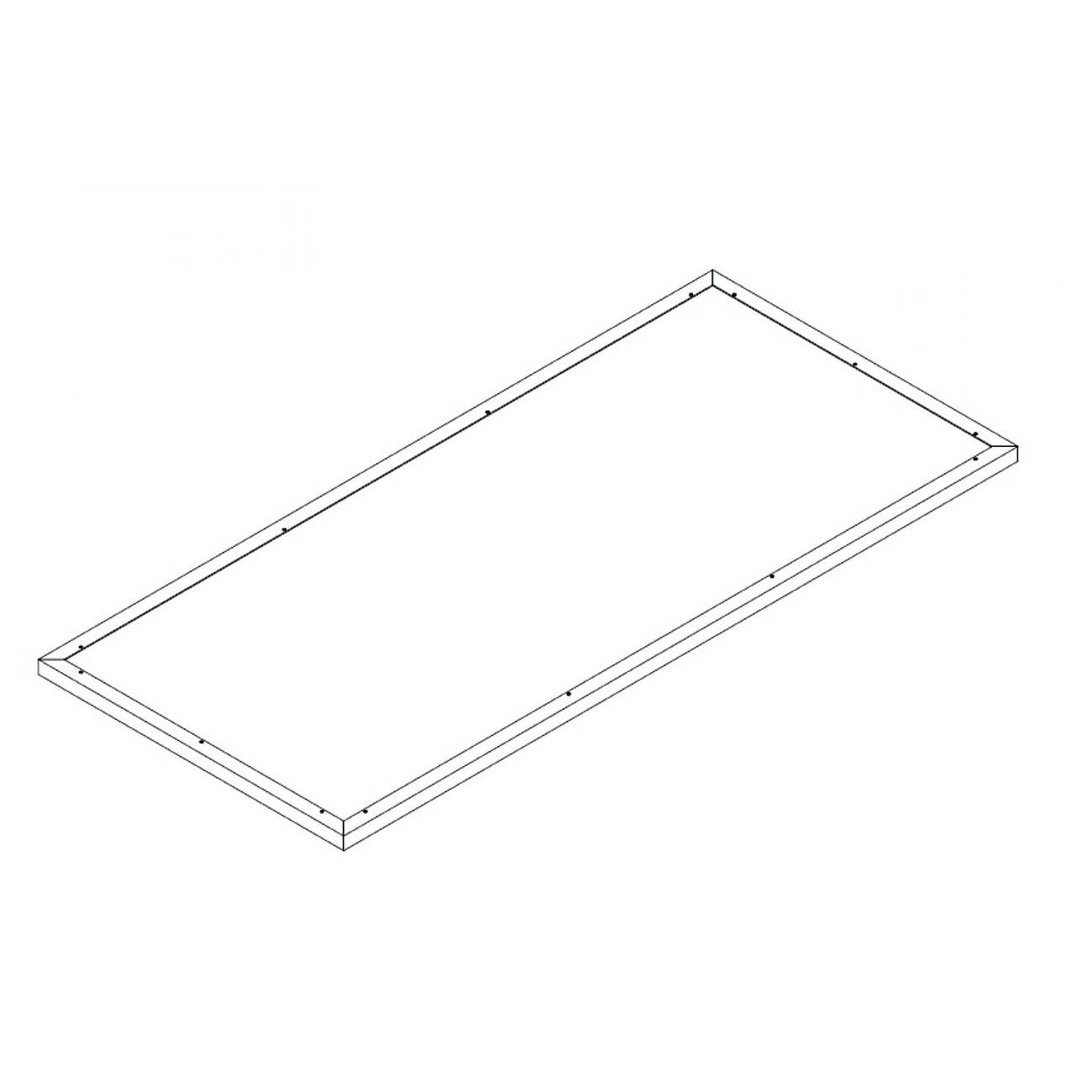 Sneglehegn til KGT aluminium højbed 210, 204 x 90 x 5 cm