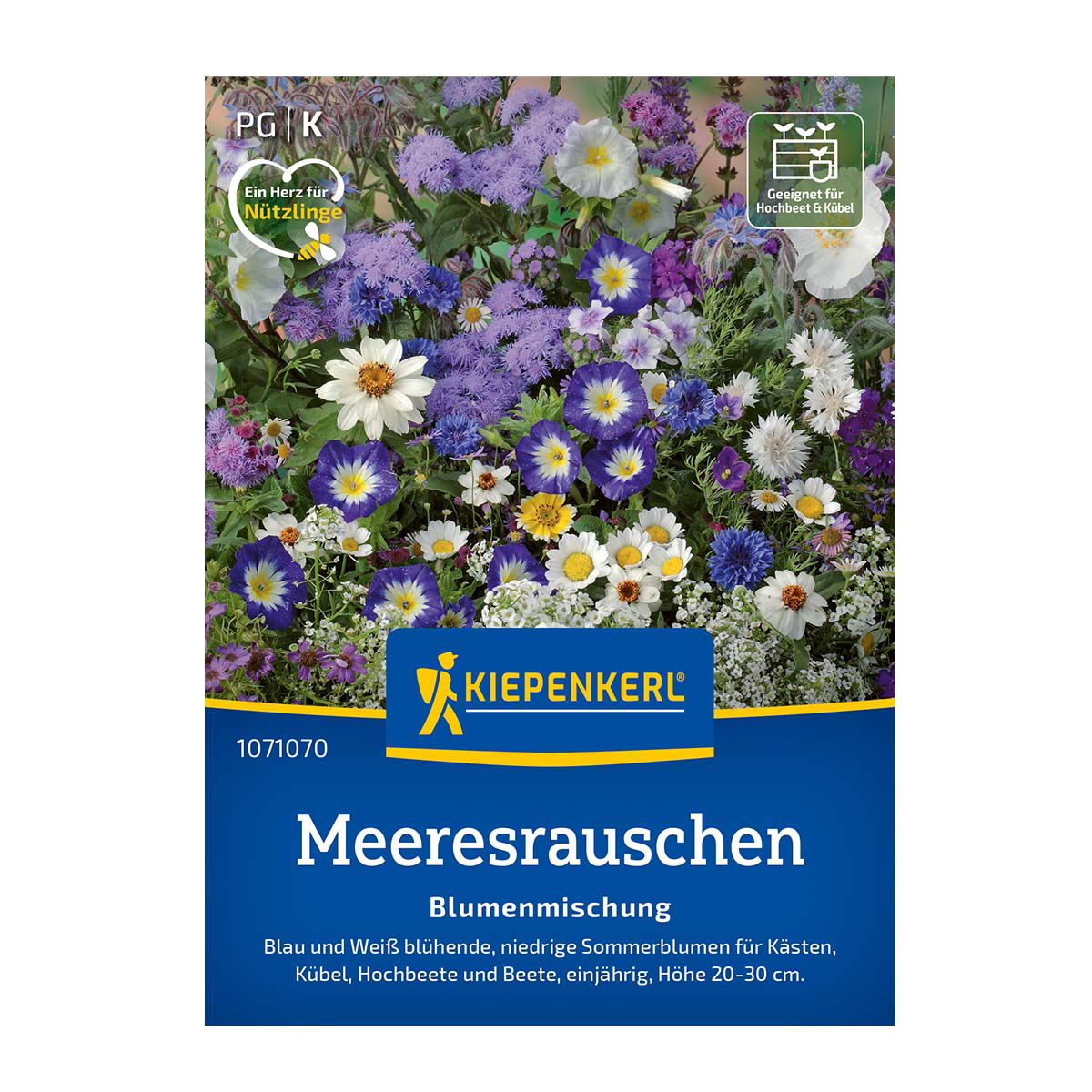 Blomsterblanding til altan, Blå blomster - 3-4 m2