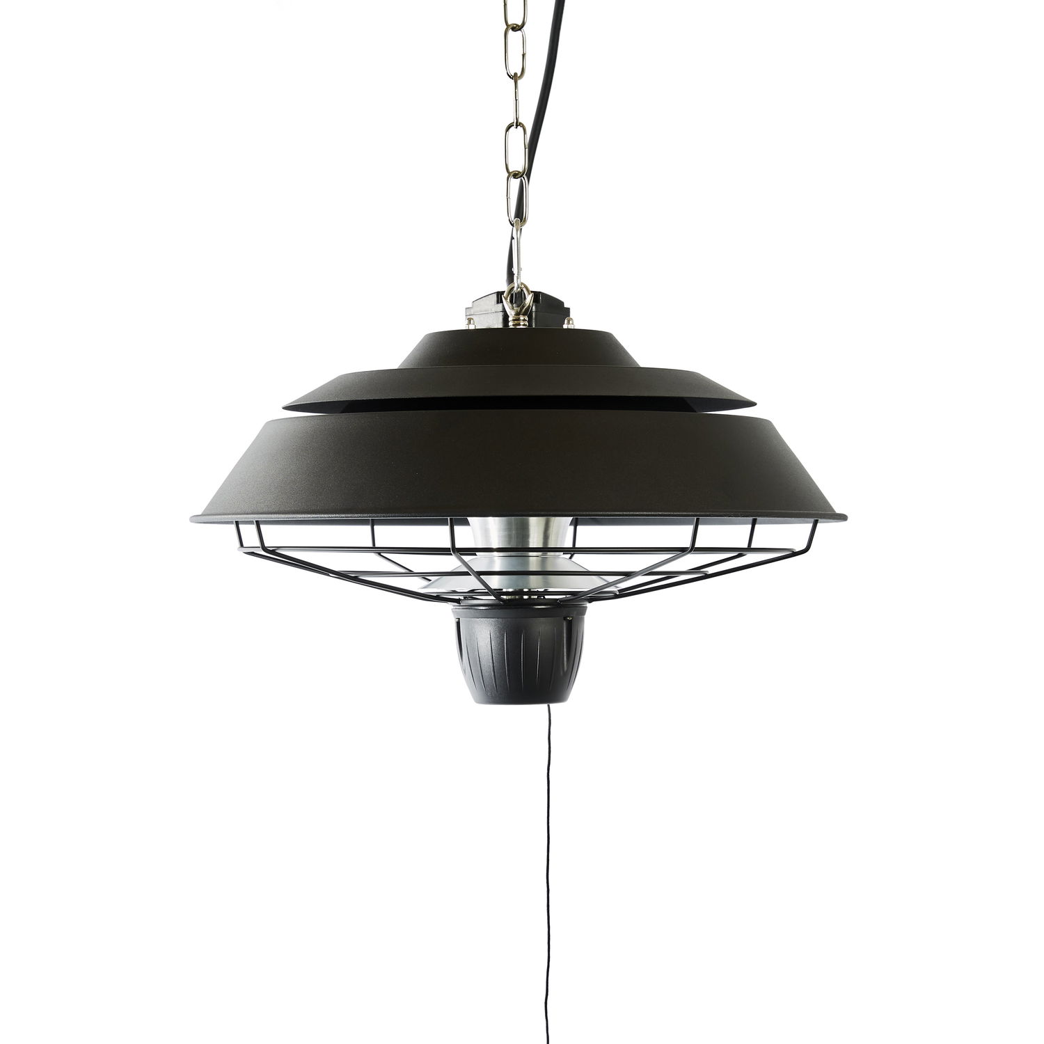 HORTUS terrassevarmer hængemodel 1500 W, HA, Ø42 cm, sort billede