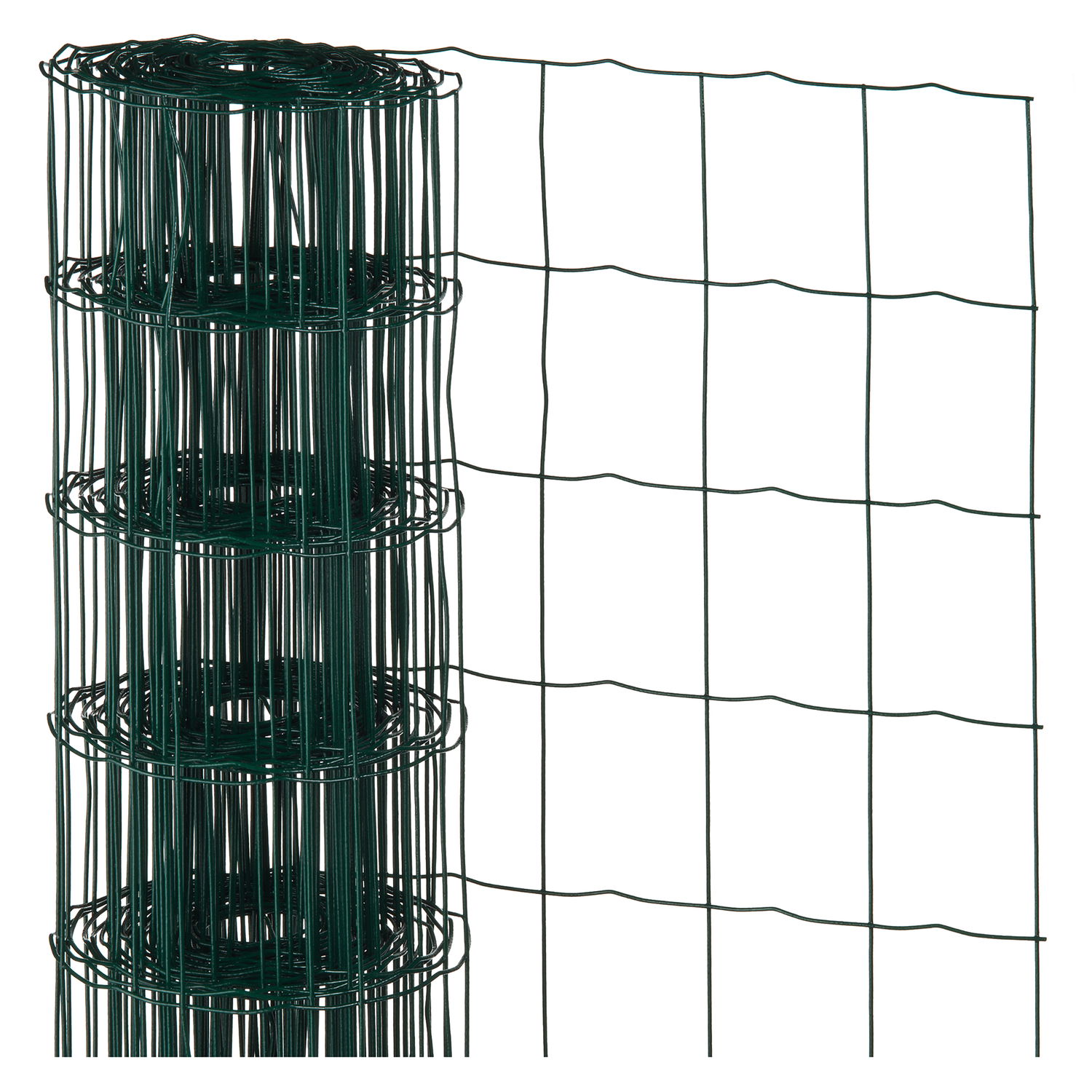 Galvaniseret Trådhegn m. PVC Grøn, 100x75 mm - 60 cm x 10 meter