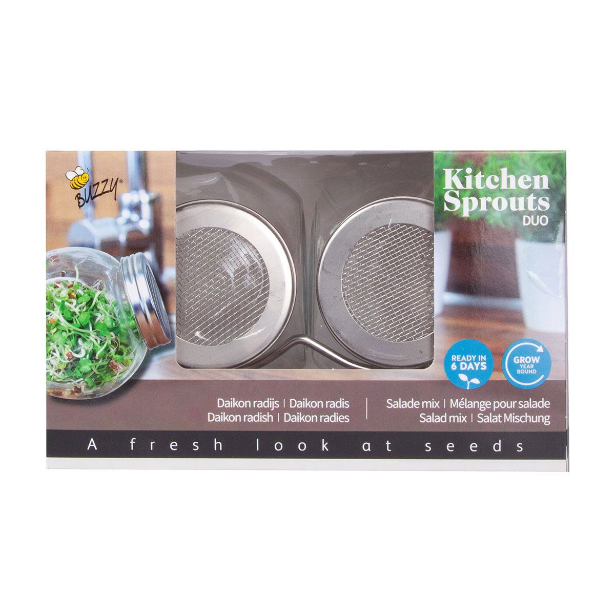 Kitchen Sprouts Duo sæt til dyrkning af spirer i køkkenet