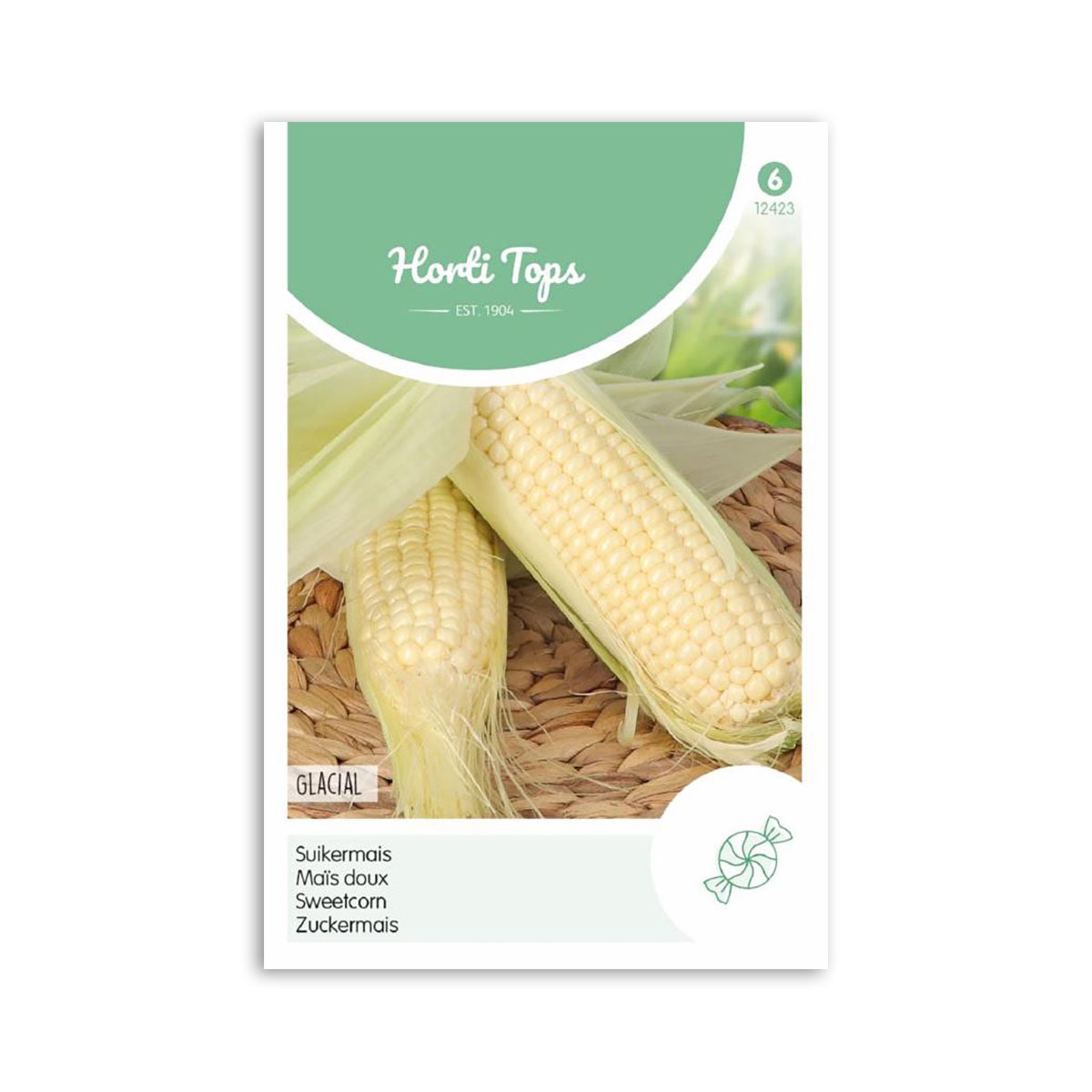 Frøpose med Horti Tops sukkersød majs Glacial