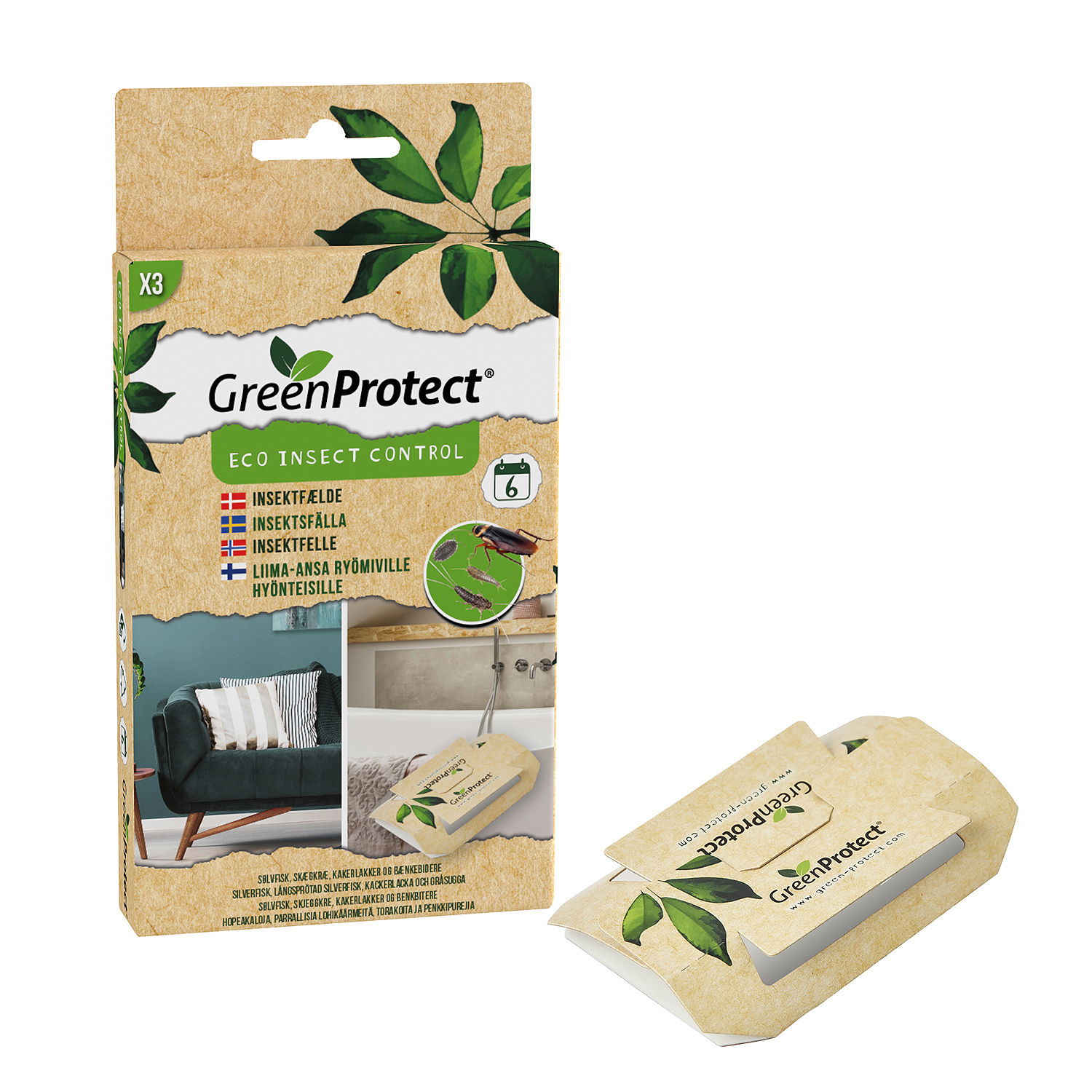 GreenProtect Insektfælde - 3 stk