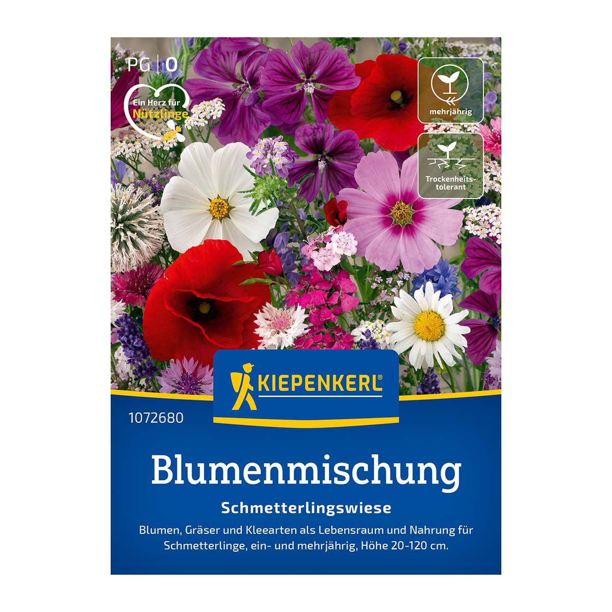 Blomsterblanding Sommerfugleeng - 5-8 m2