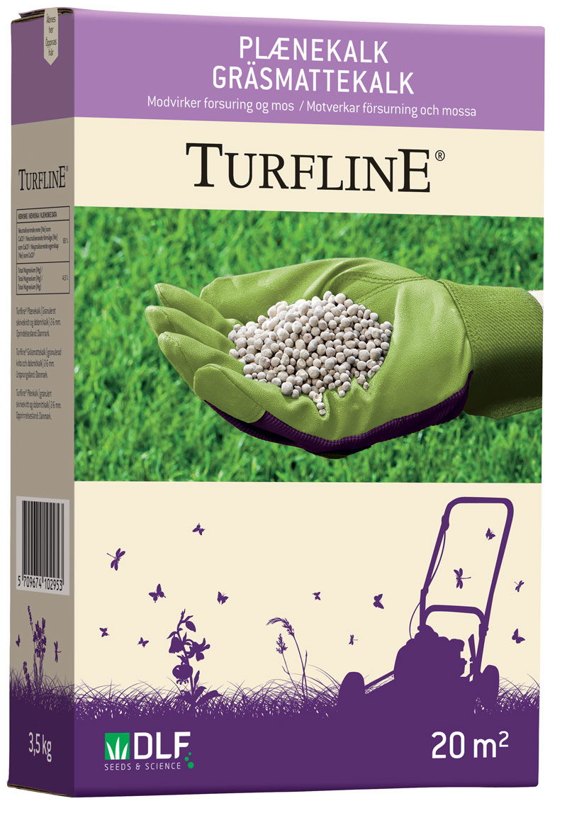 Turfline plænekalk granulat til græsplæne 20 m²