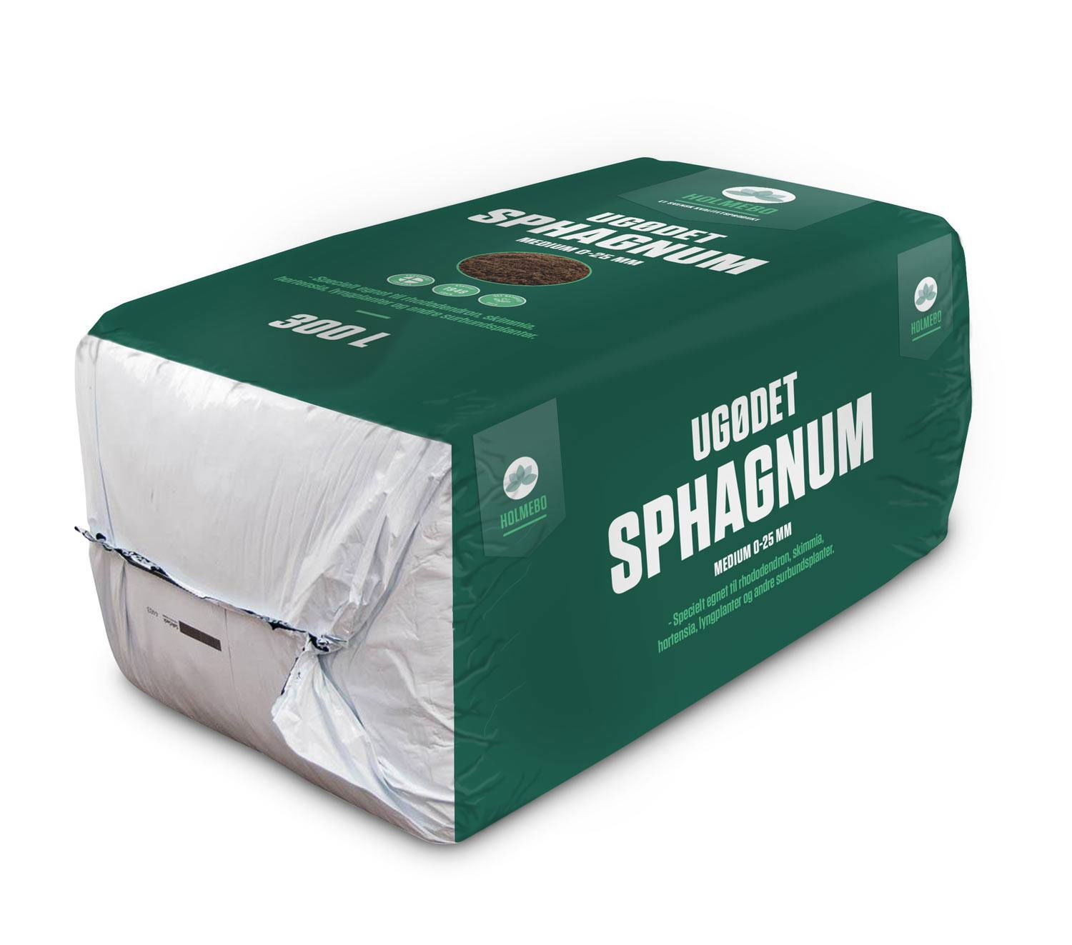 Fin sphagnum 0-25 mm, pose á 300 ltr.