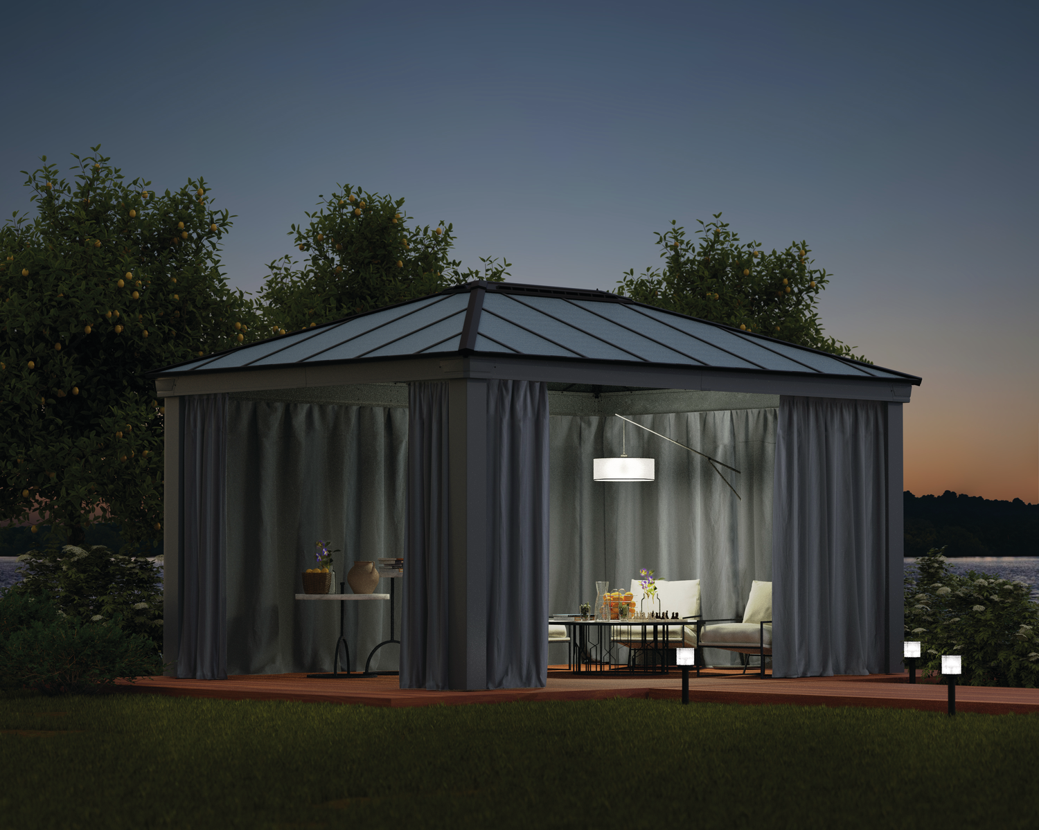 Palram - Canopia gardinsæt passser til Dallas 4900 billede