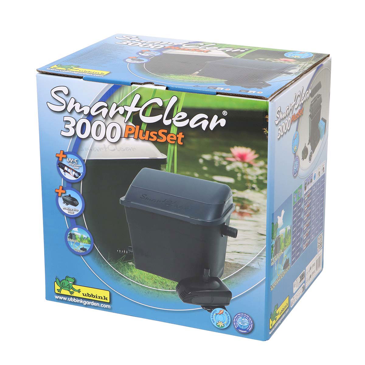 Emballage til Ubbink SmartClear 3000 PlusSet damfilter