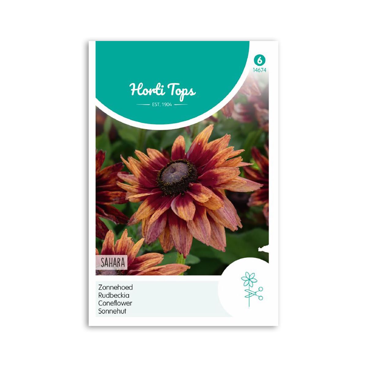 Frøpose med Rudbeckia Sahara blomster fra Horti Tops