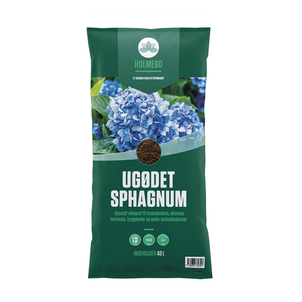 Ugødet spagnum - 40 liter