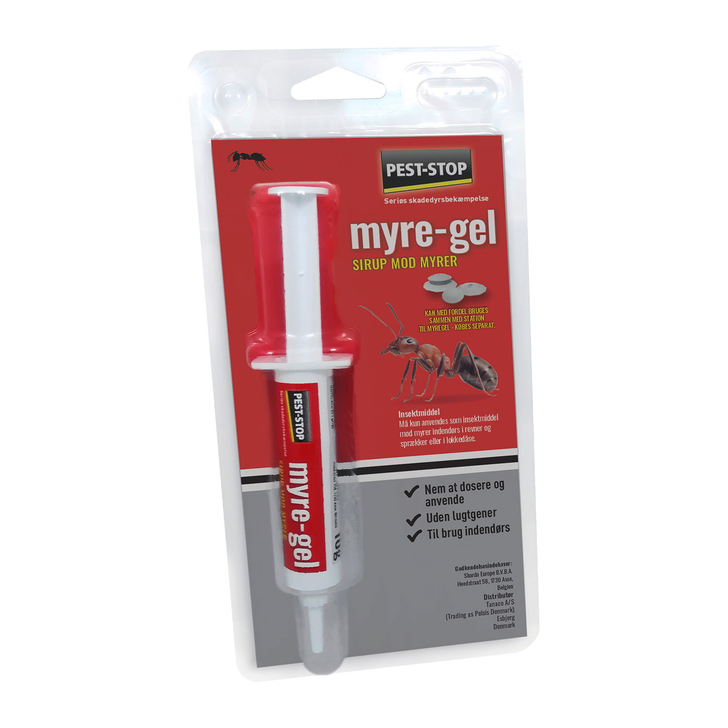 Pest-Stop Myre-gel 10g - Insektbekæmpelse - Myregift - Pest-Stop