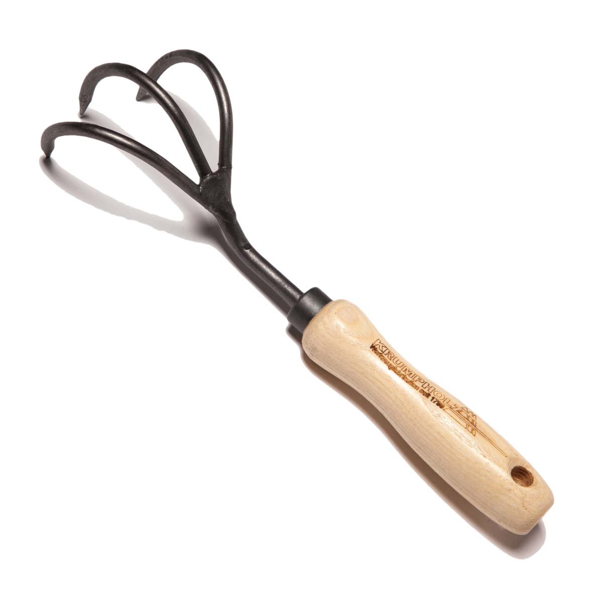 Kultivator med 3 tænder og askegreb - 27 cm