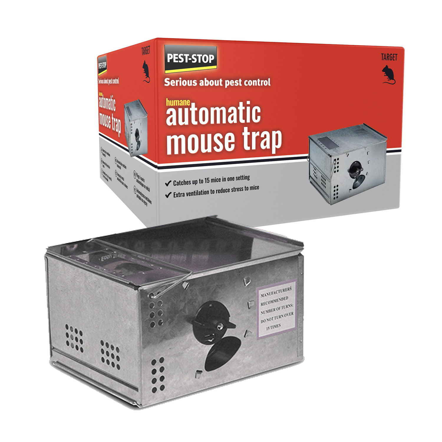 Pest-Stop Automatisk musefælde, metal - Insektbekæmpelse - Musemidler -