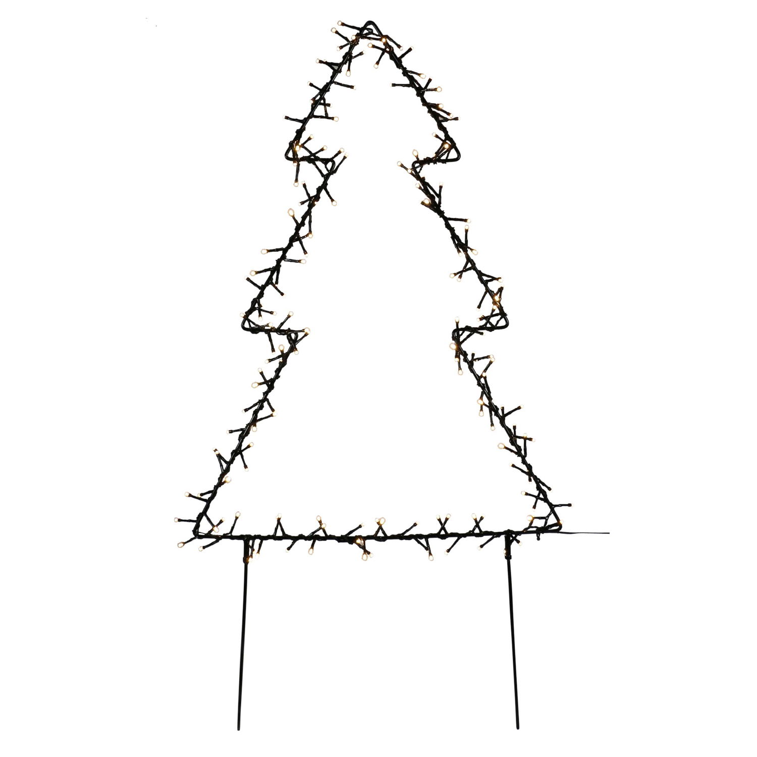 NORDIC WINTER Metal christmas tree - 75 cm 130 LED lights