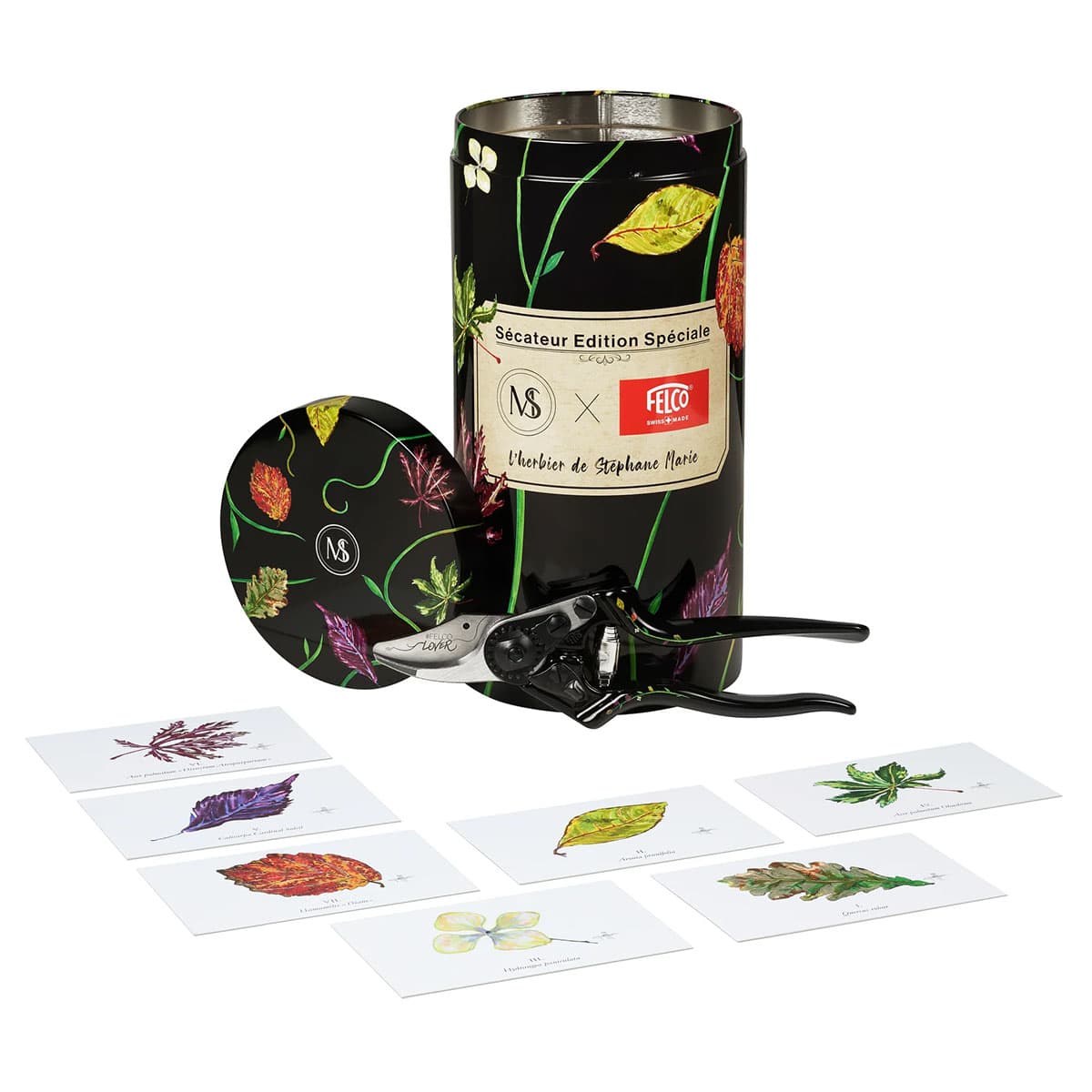 FELCO beskæresaks i dekorativ æske med kort