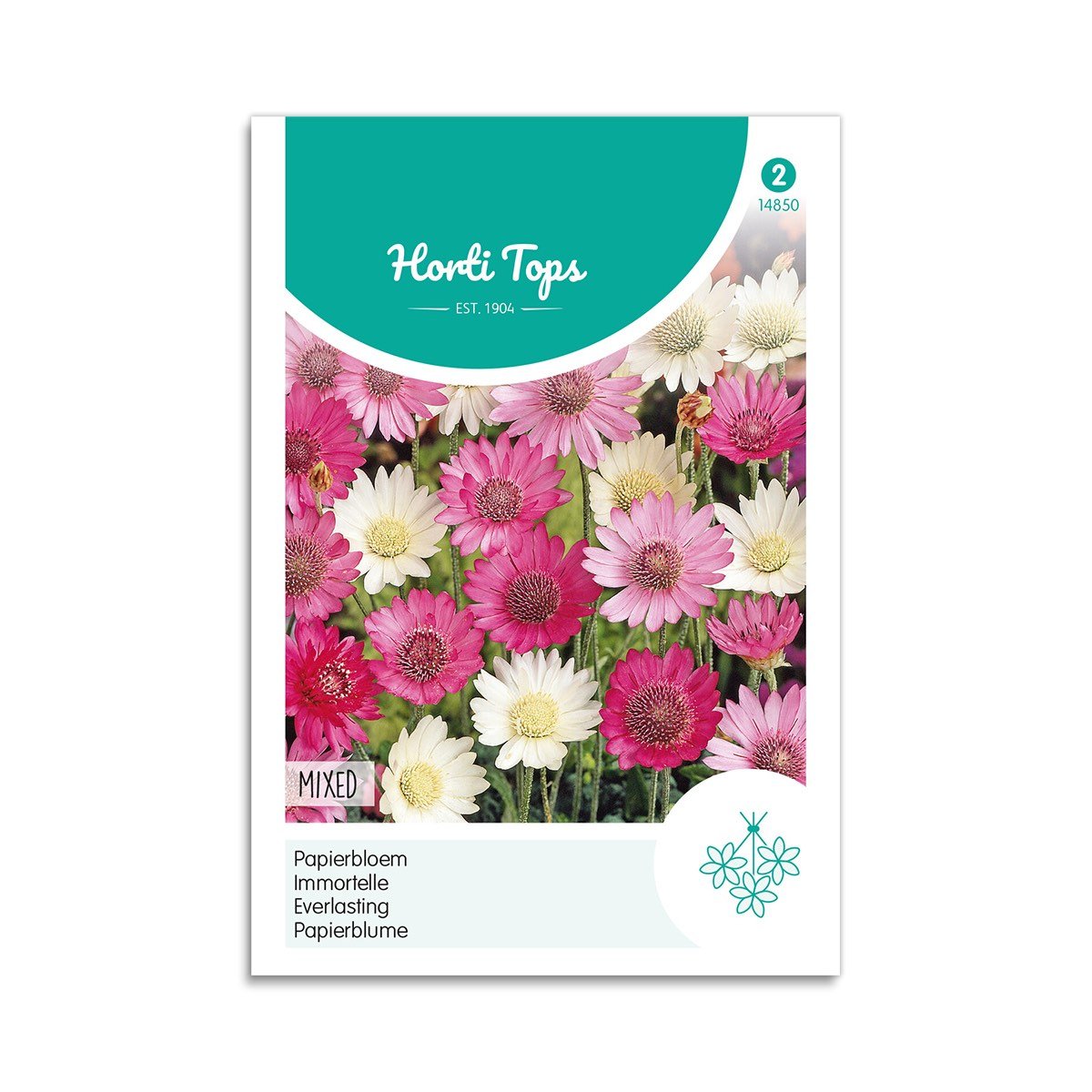 Papirblomst mix frø - Horti Tops