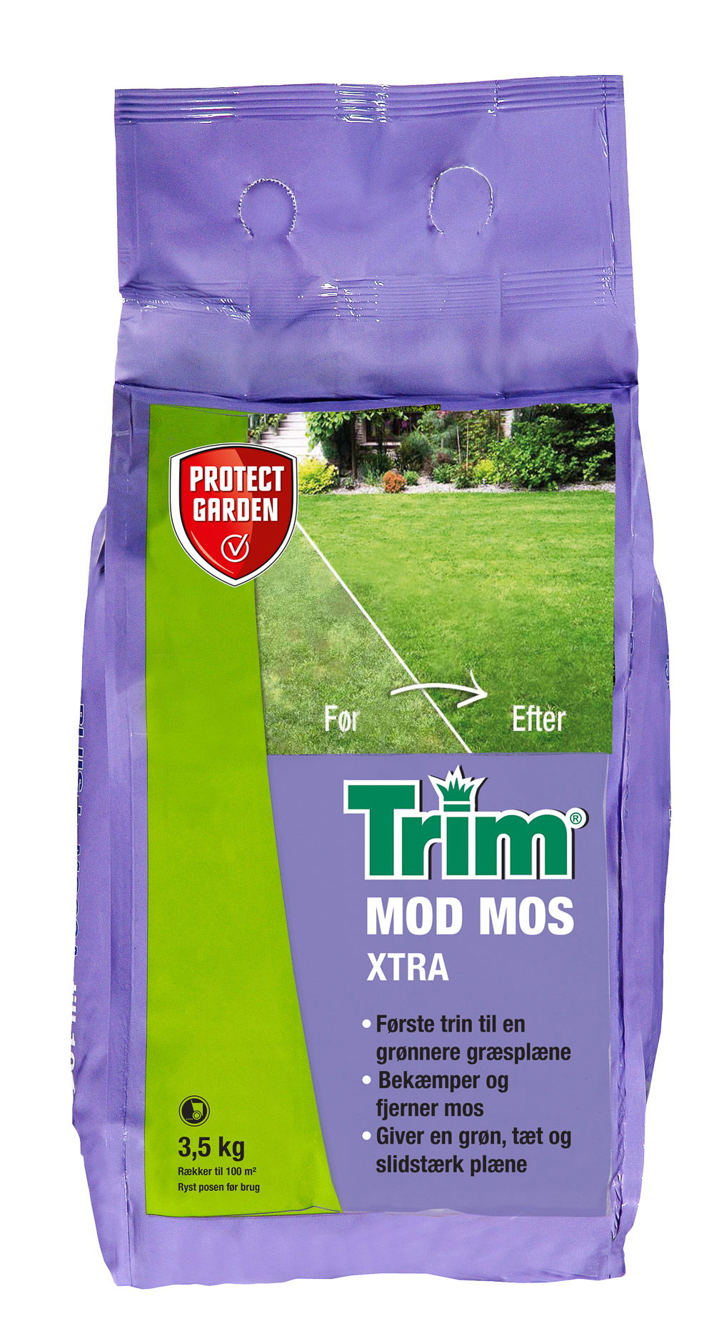 Trim Mod Mos Xtra 3,5 kg mod mos i græsplænen