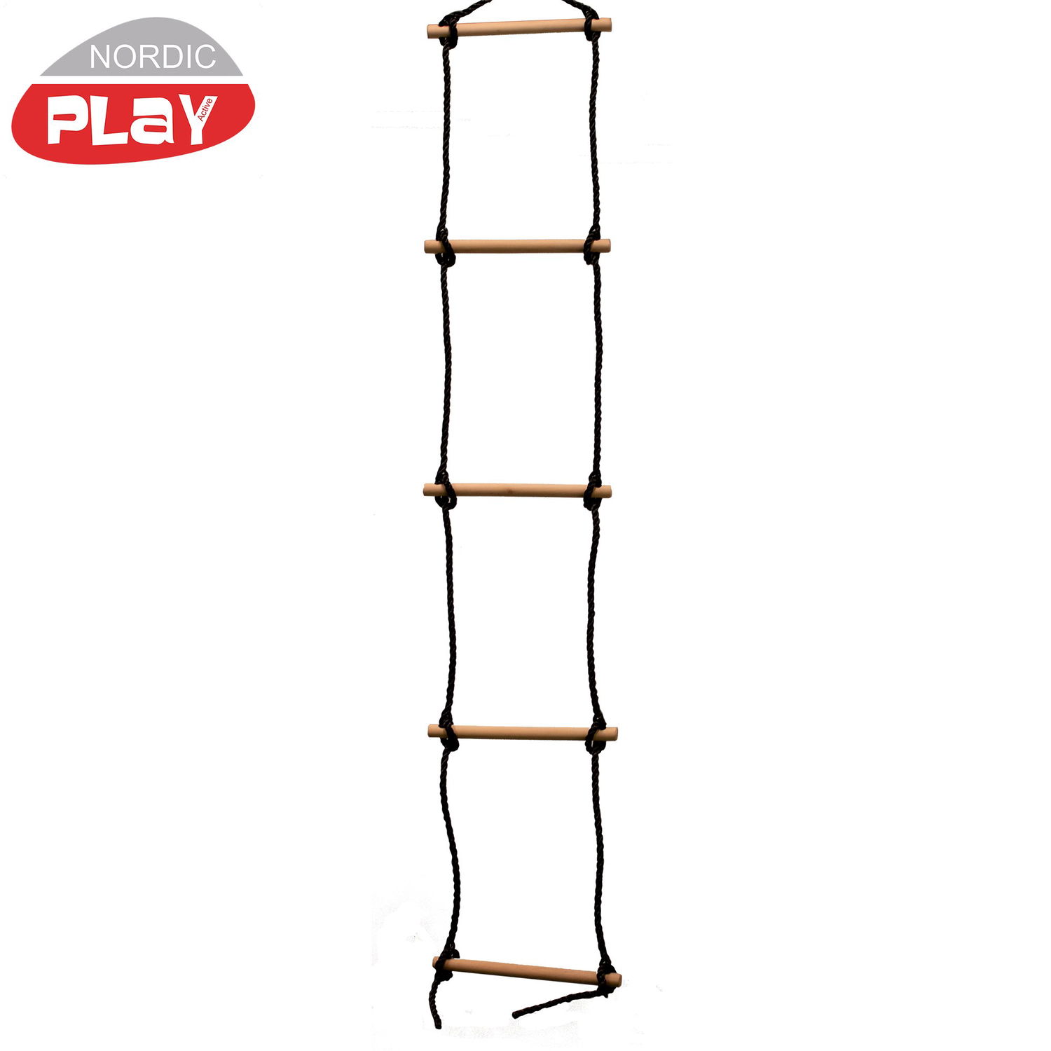NORDIC PLAY rebstige med trætrin til legeredskab