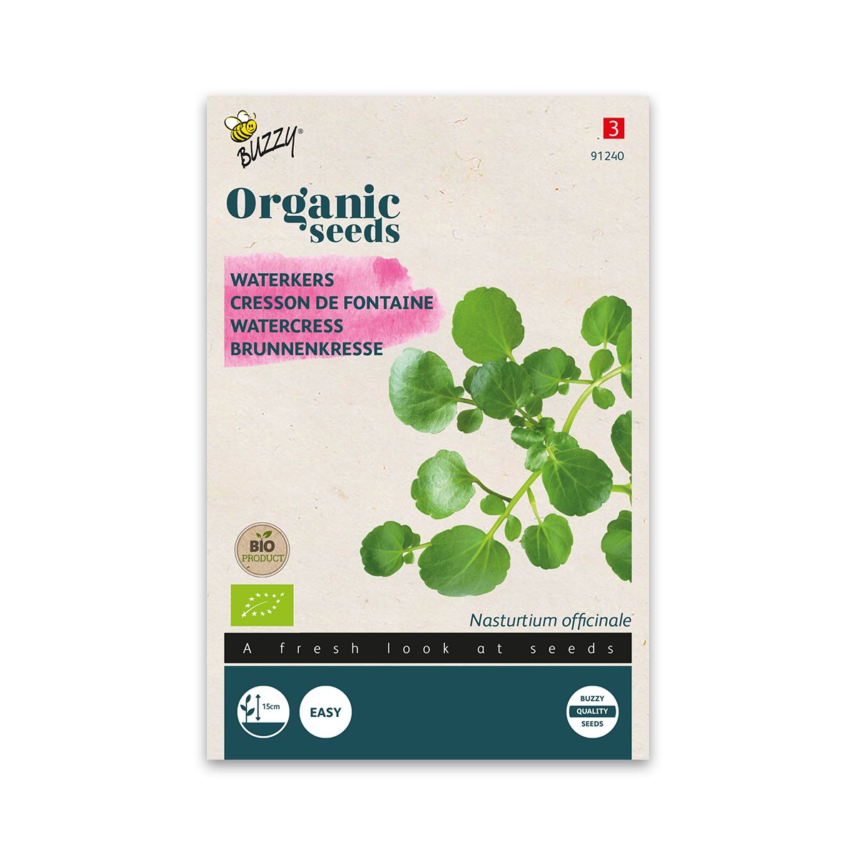 Økologisk Brøndkarse frø