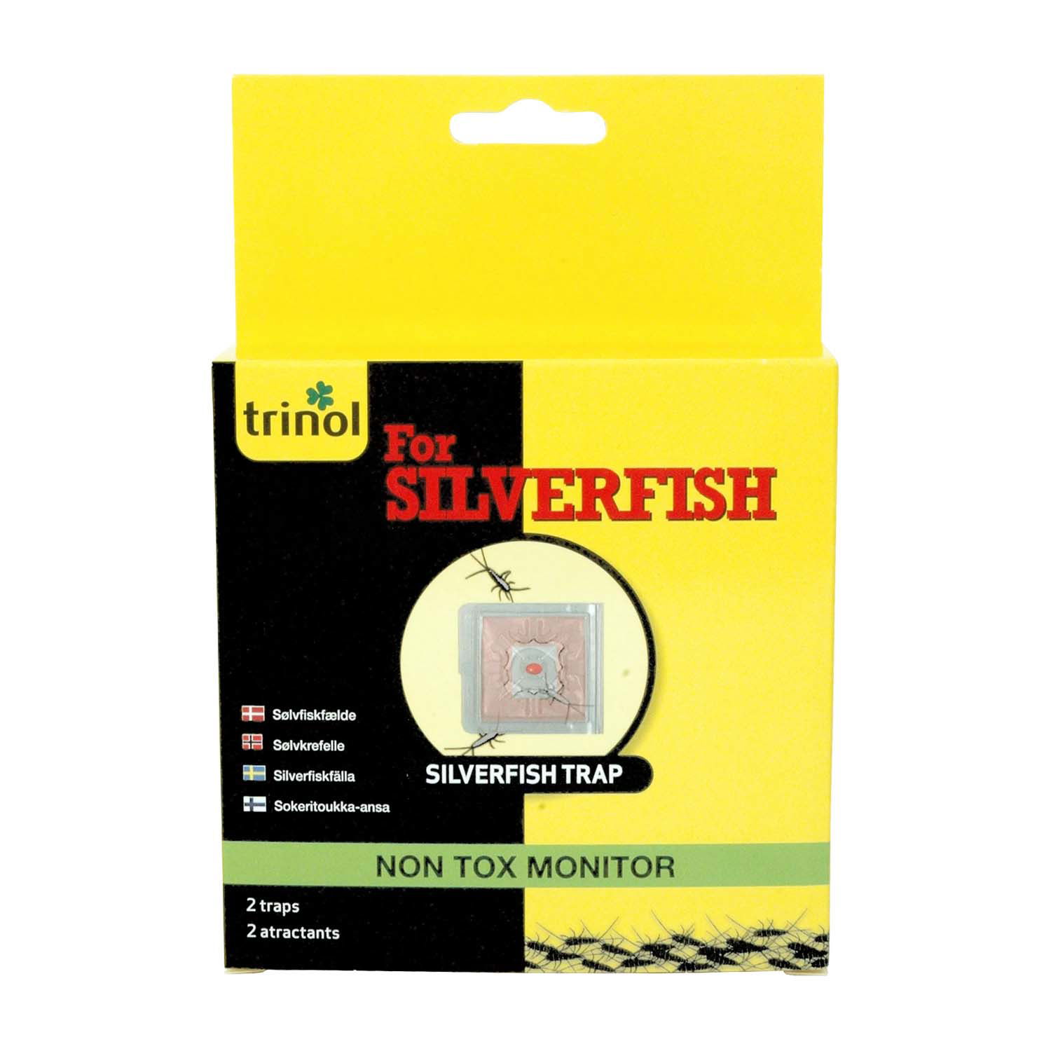 Trinol giftfri fælde mod sølvfisk i hjemmet