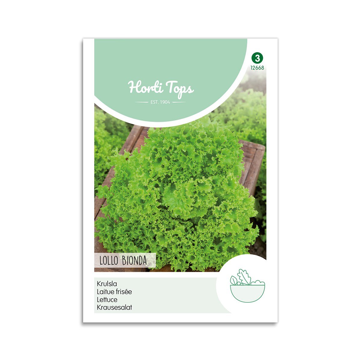 Krølsalat frø "Lollo Bionda"