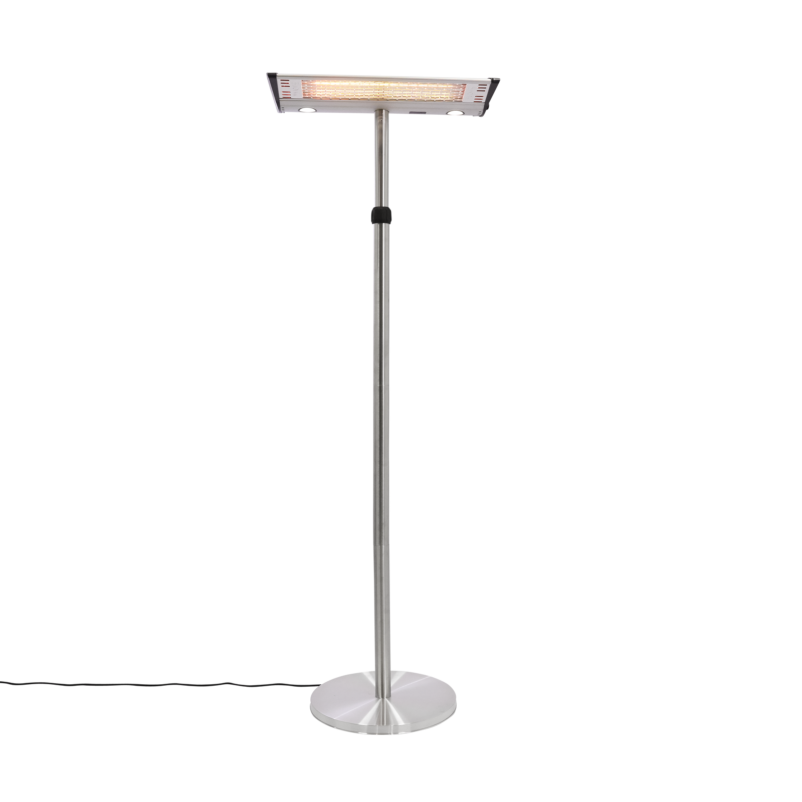 HORTUS Terrassevarmer gulvmodel 1000/2000 W, GT, sølv (211-390)