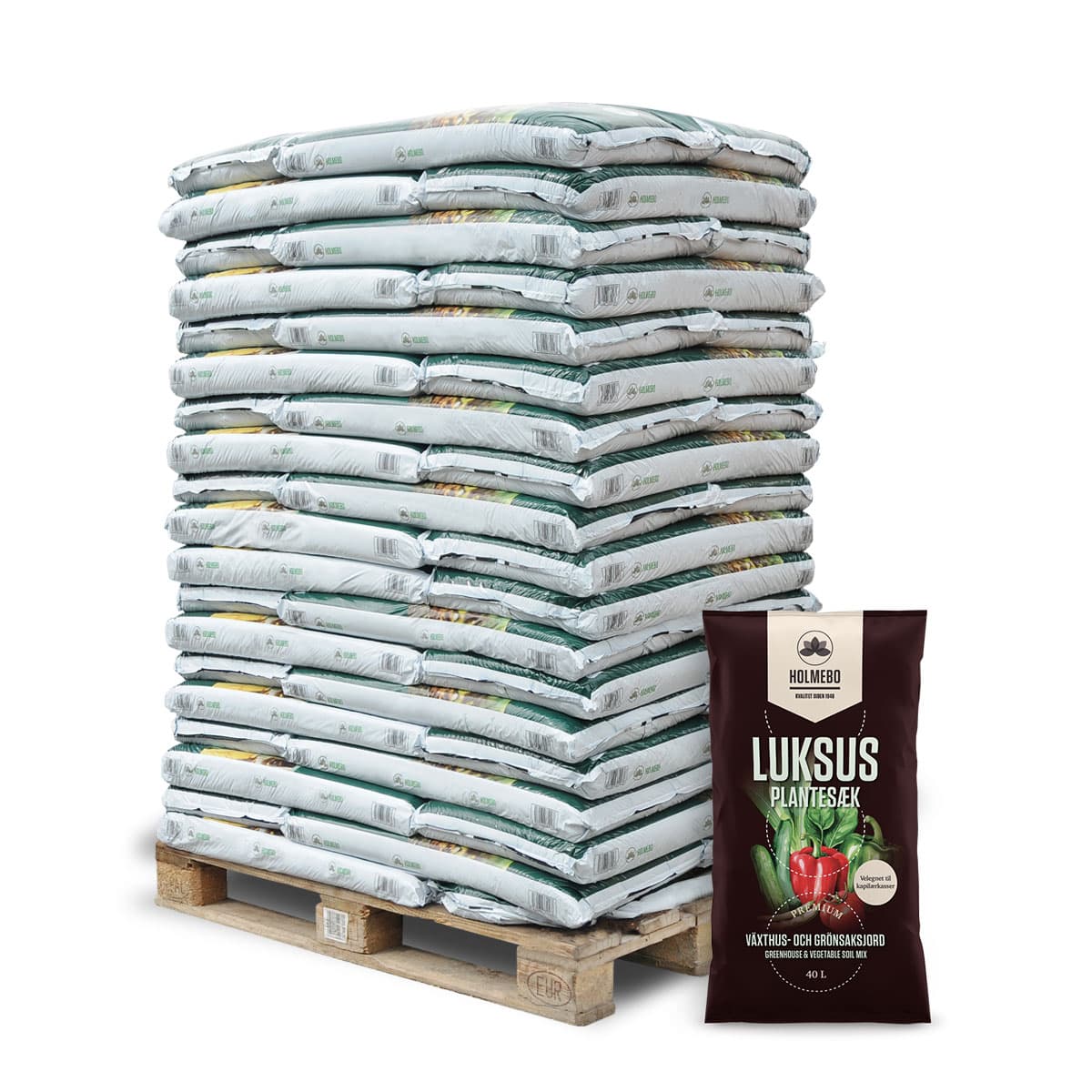 Luksus plantesæk - 60 x 40 liter