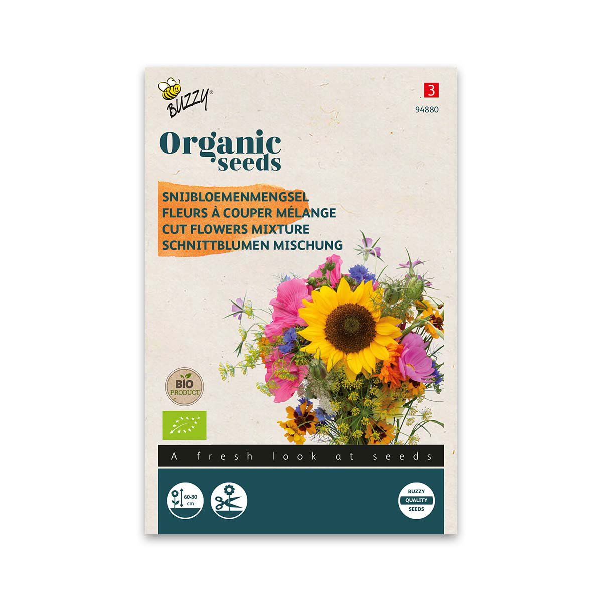 Økologisk buketblomster frø - mix