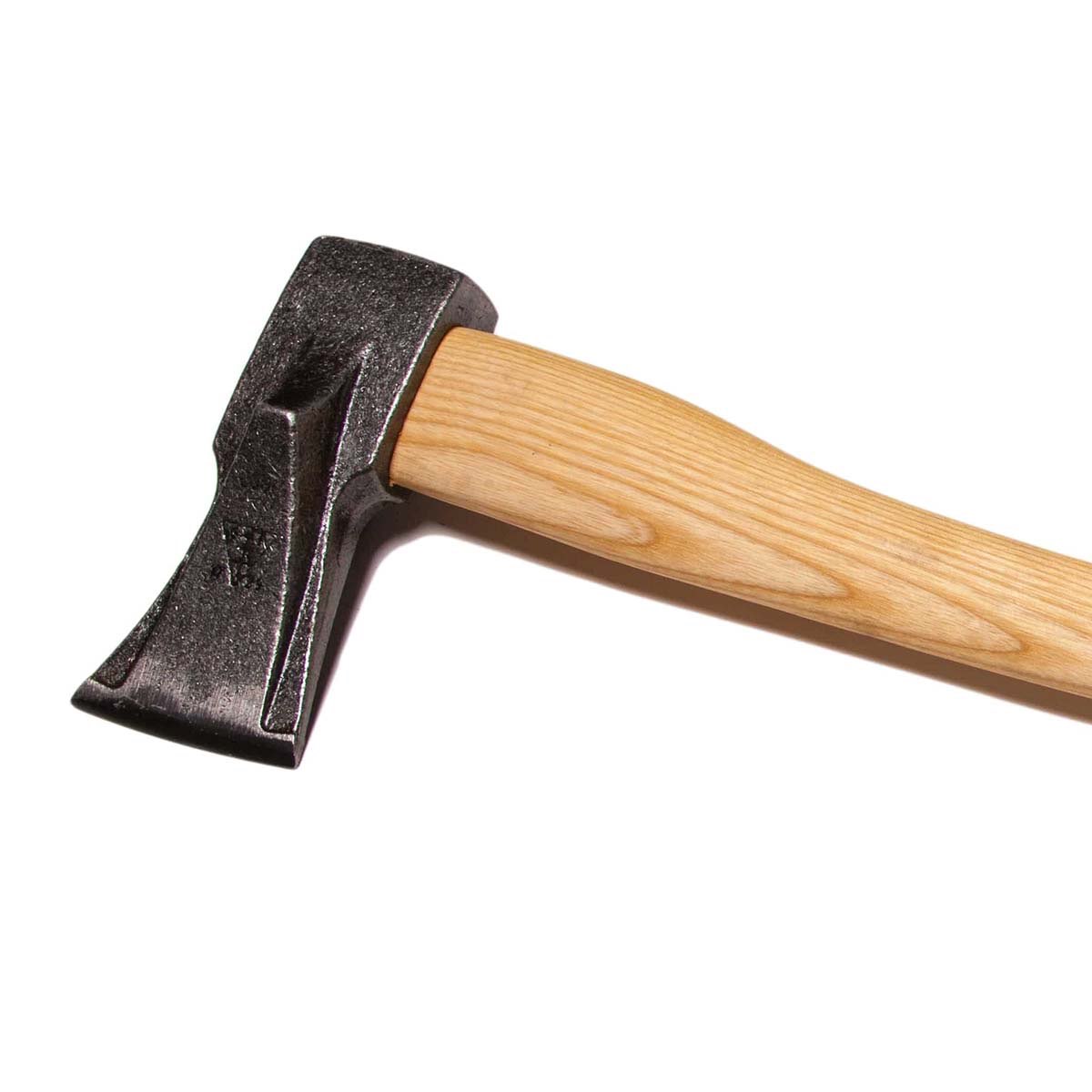 Robust flækøkse med hoved i stål og træskaft