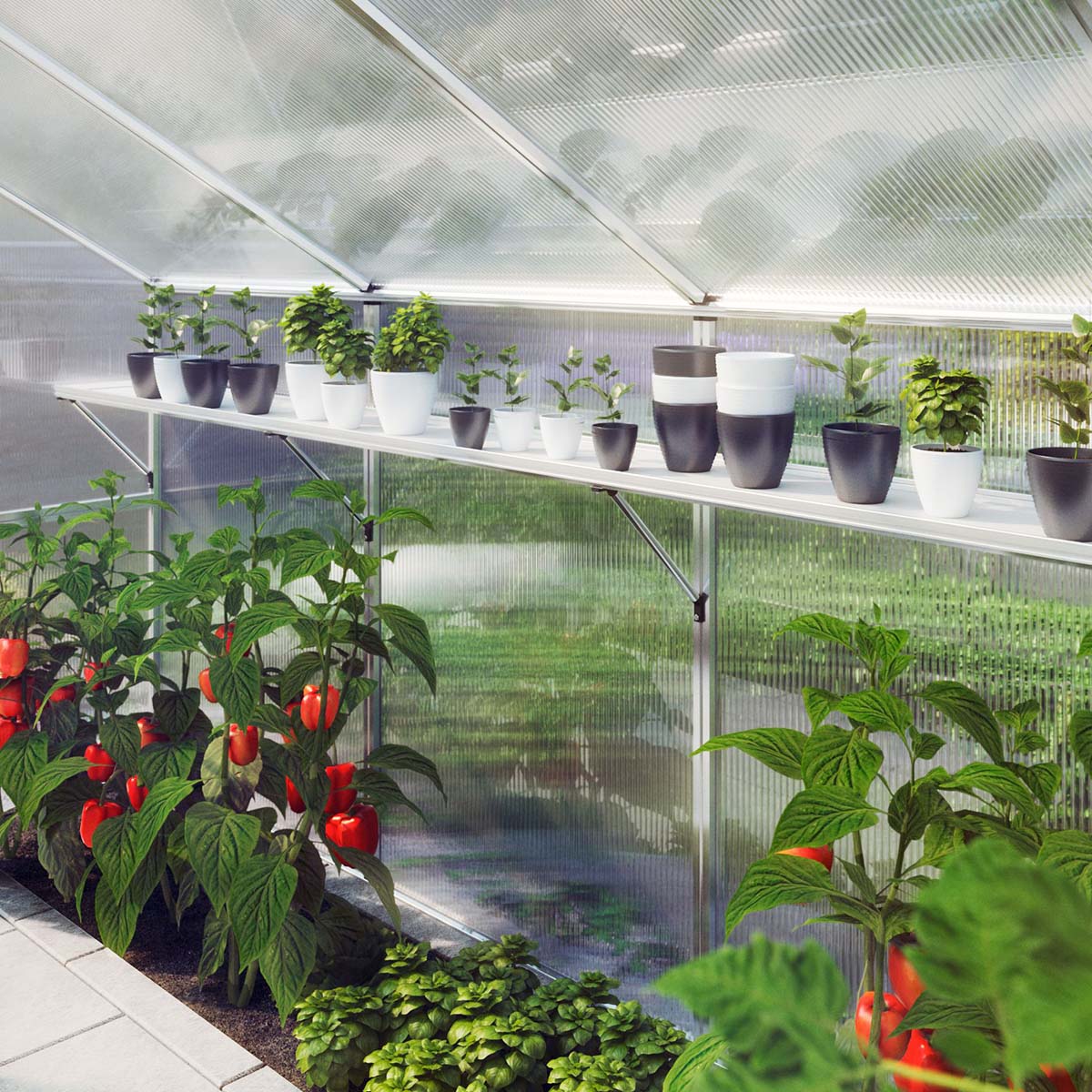 Hylde til vægophængning - Rhodo IV