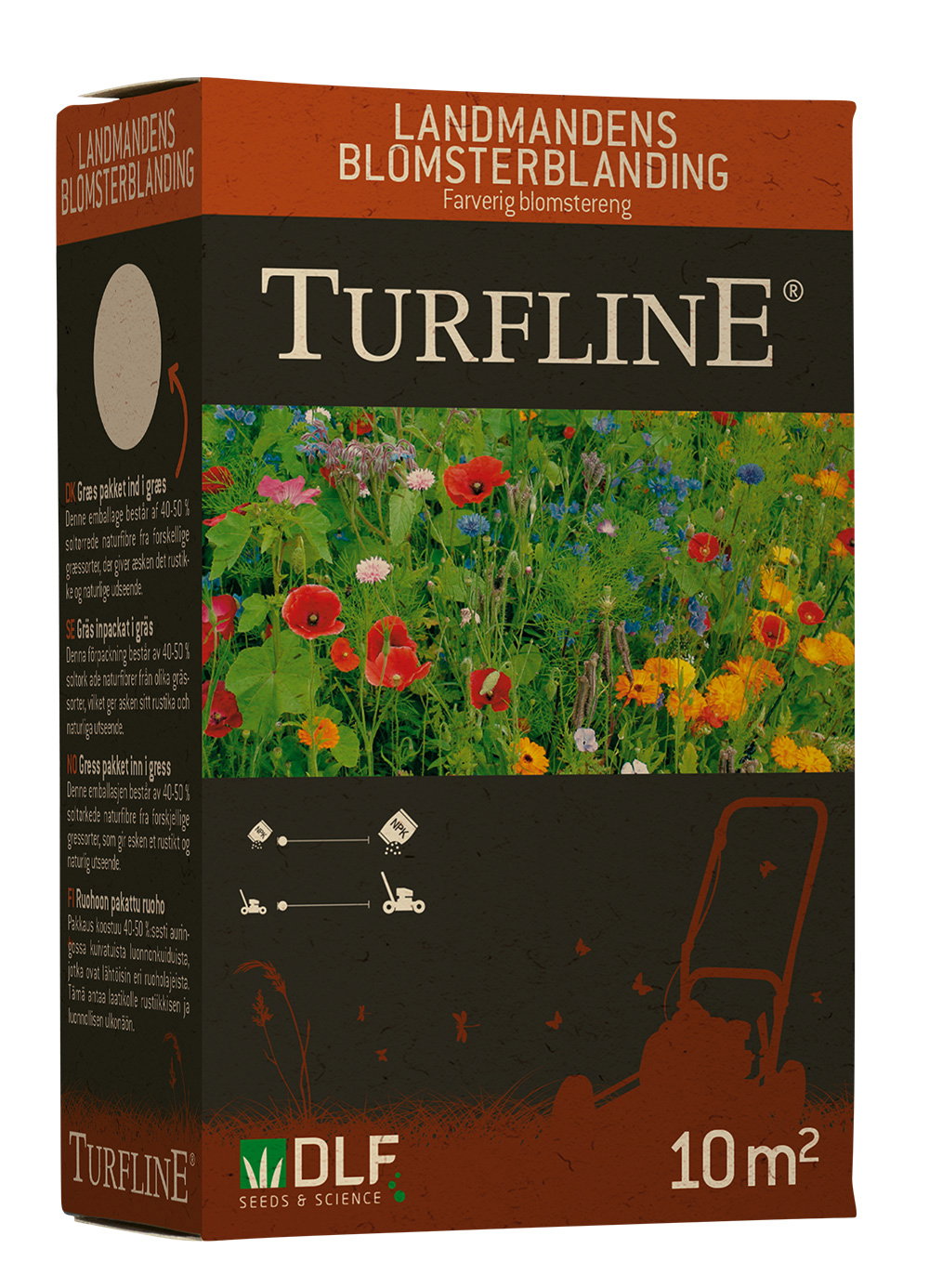 Turfline blomstereng frø til farverig have 10 m²