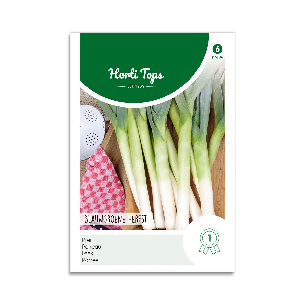 Frøpose med Blågrøn Efterår porre fra Horti Tops