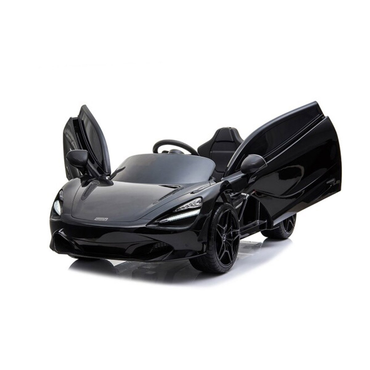 Sort McLaren elbiler til børn med åbne døre
