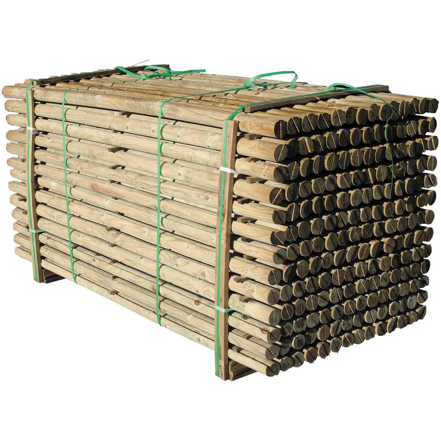 Bom trykimp., ½-skåren, Ø7 x 200 cm