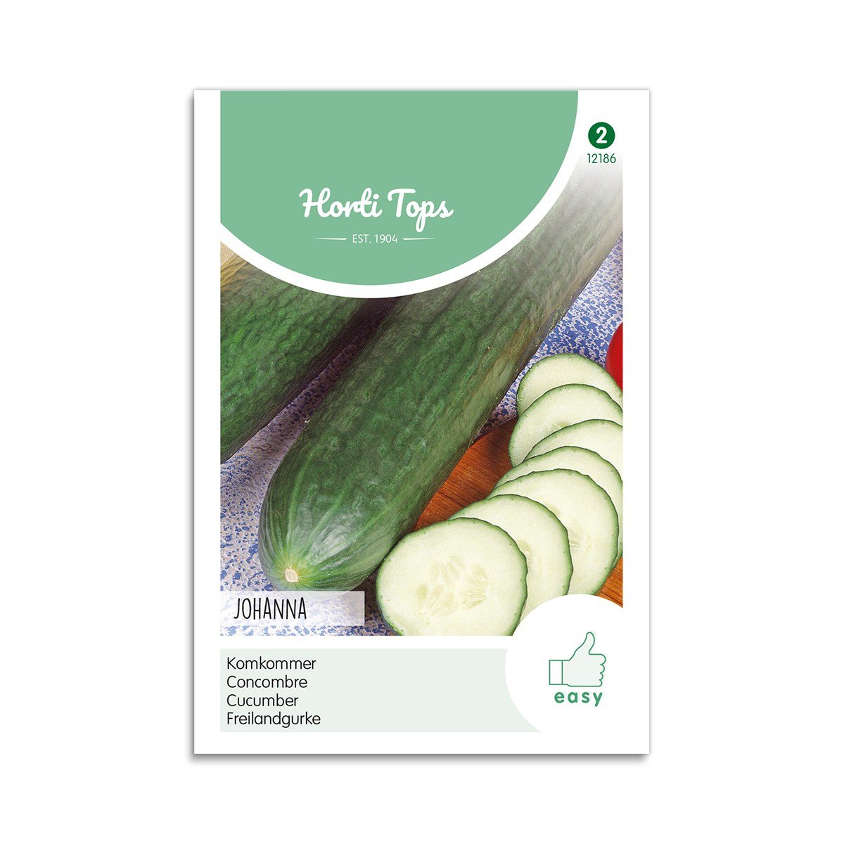 Frøpose med Horti Tops Johanna agurk