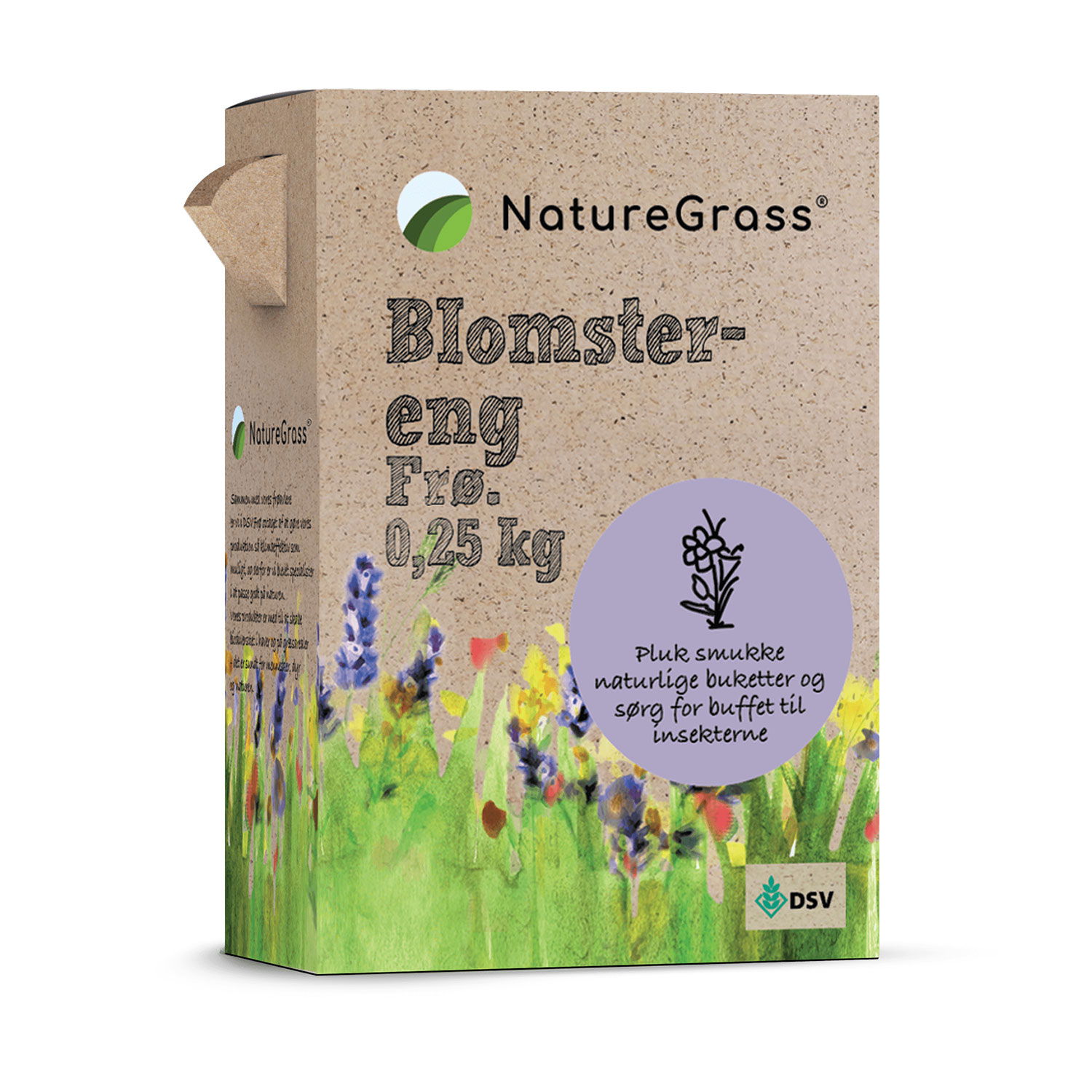 NatureGrass blomstereng frø til vilde blomster 0,25 kg