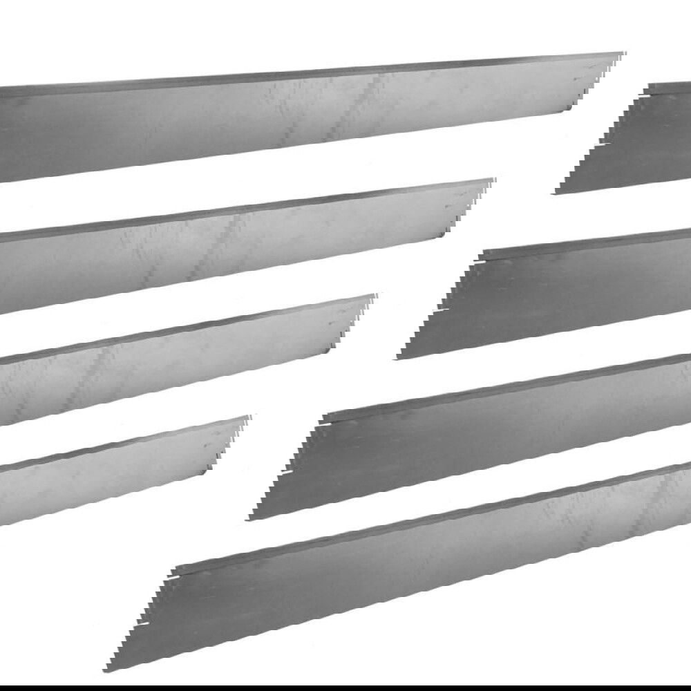 Bedafgrænser i metal 118 cm x 13 cm - 4 stk.