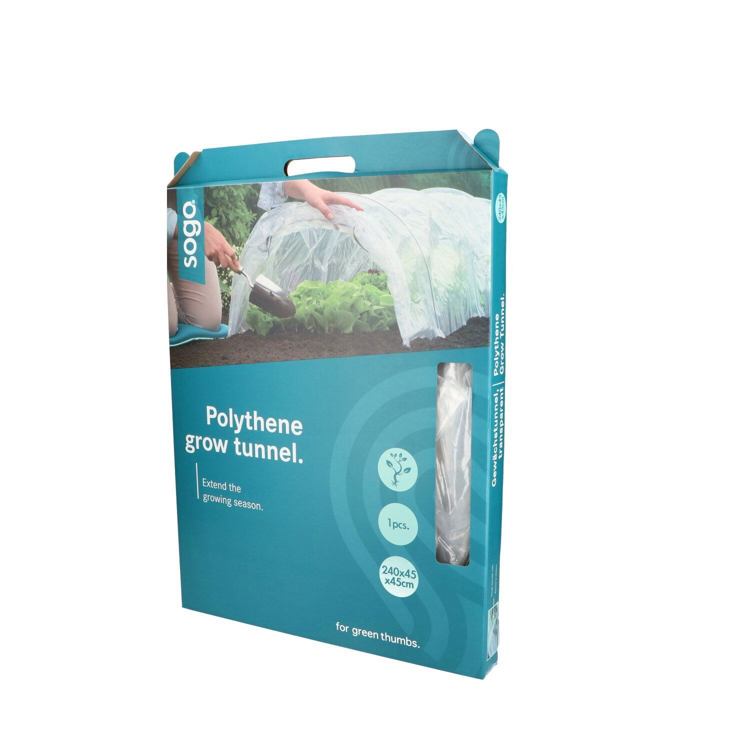 Soga polytunnel til dyrkning af grøntsager