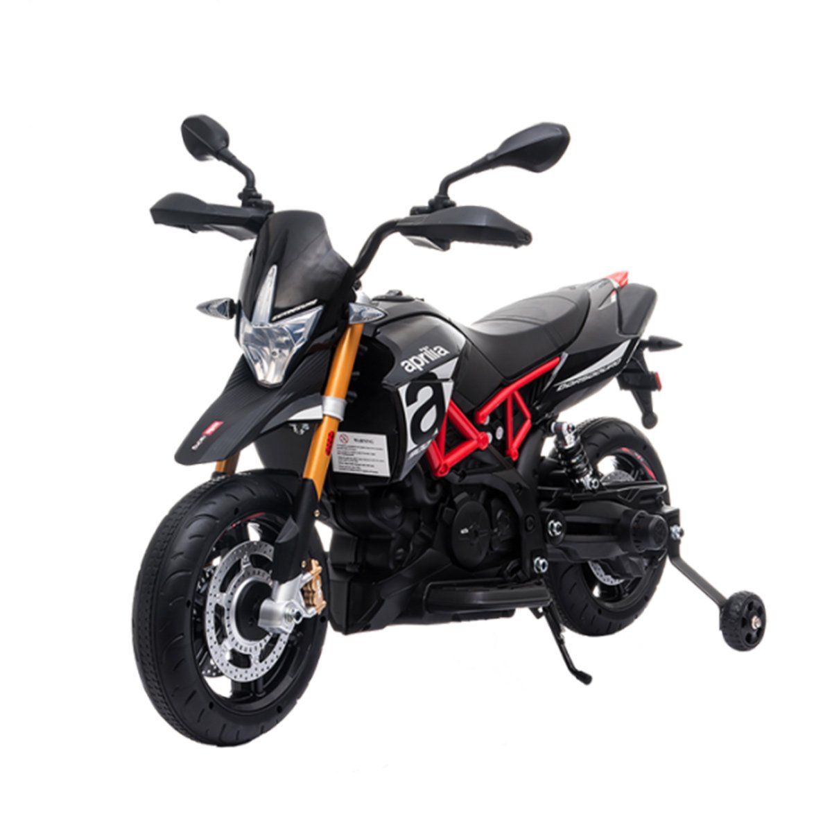 Nordic Play Speed Elmotorcykel Aprilia Dorsoduro 900 12v Sort