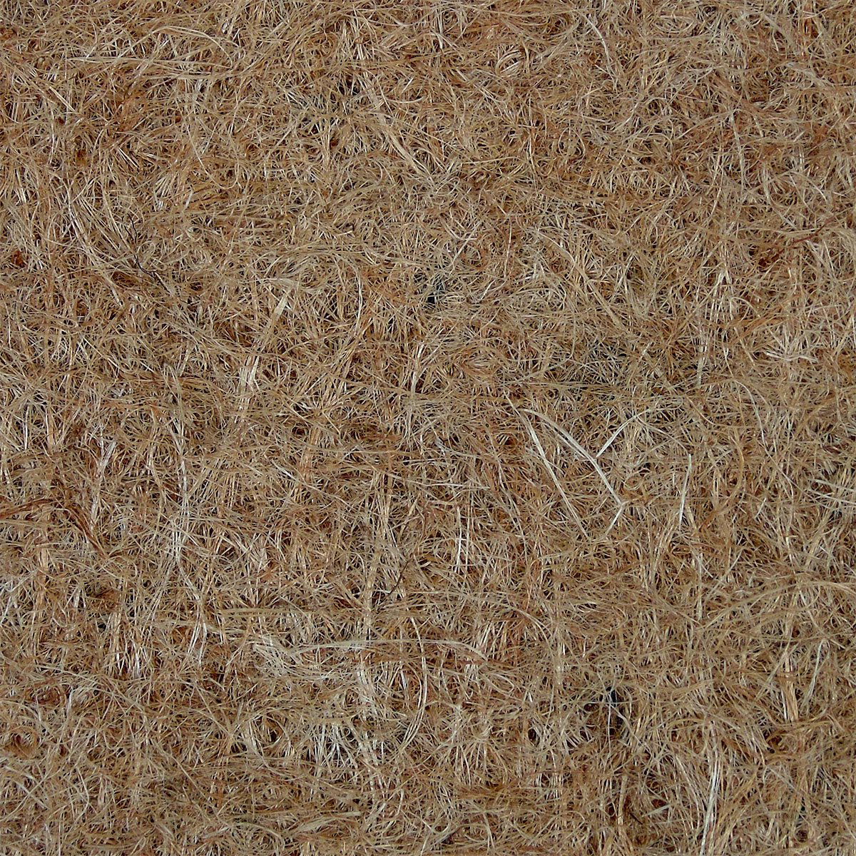 Nærbillede af grov kokosfiber måtte