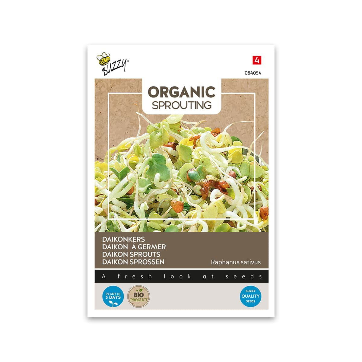 Økologiske radisespirer frø - 30 g