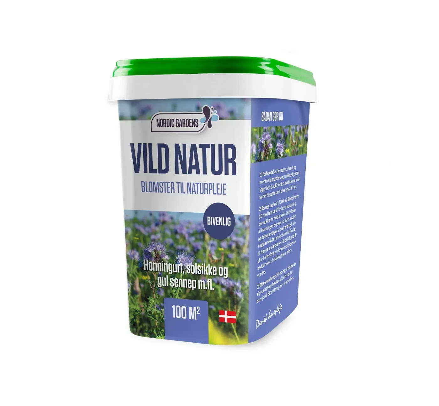 Blomsterblanding, Vild Natur - 100 m2