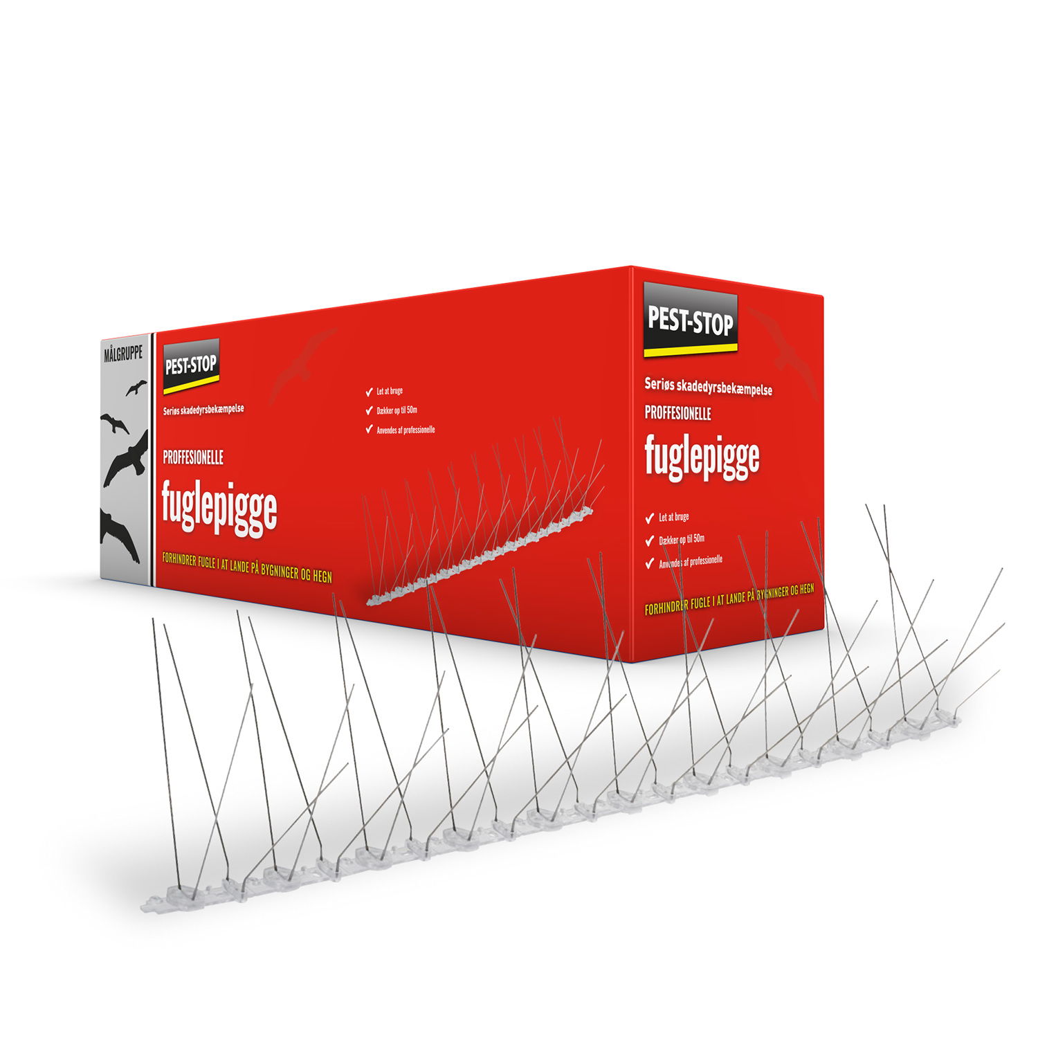 Pest-Stop Fuglepigge Proff - 10 stk billede